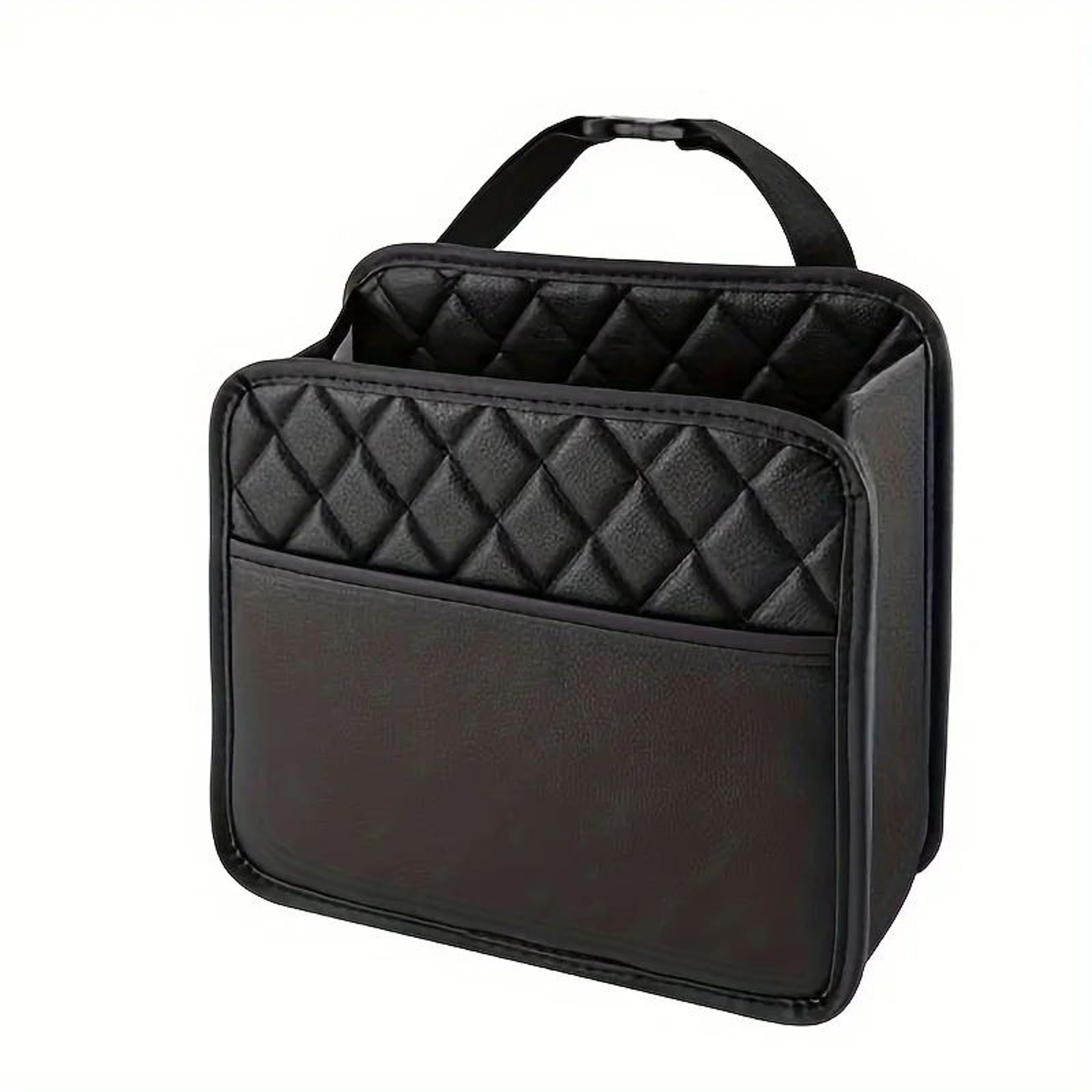 5in1 Car Seat Back Organizer Storage Box With Cup Holders Tissue Holder Phone Pocket  Hooks 3