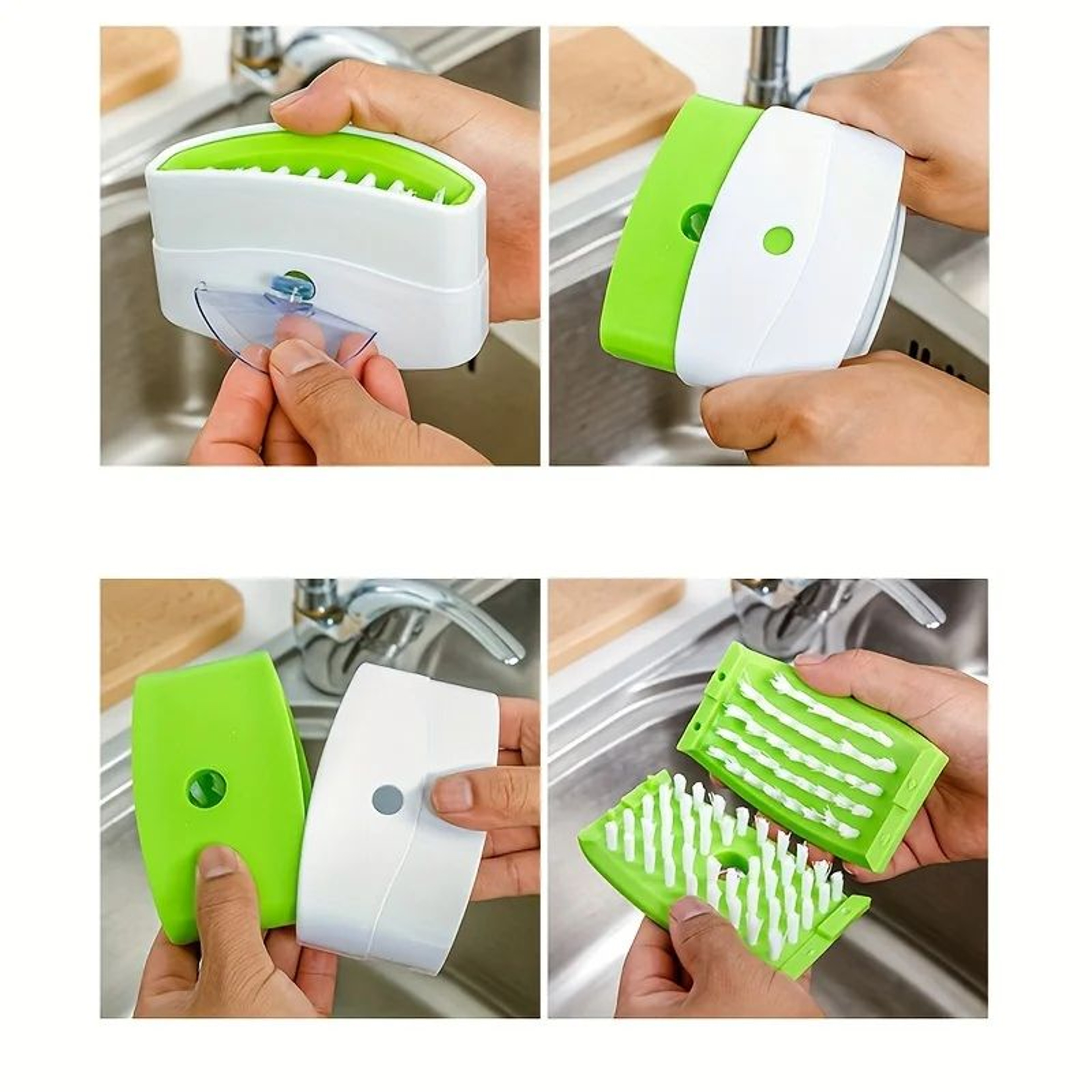 SuctionCup Knife  Cutlery Cleaner Brush  DeepClean Tool For Forks Spoons And Kitchen Prep 3