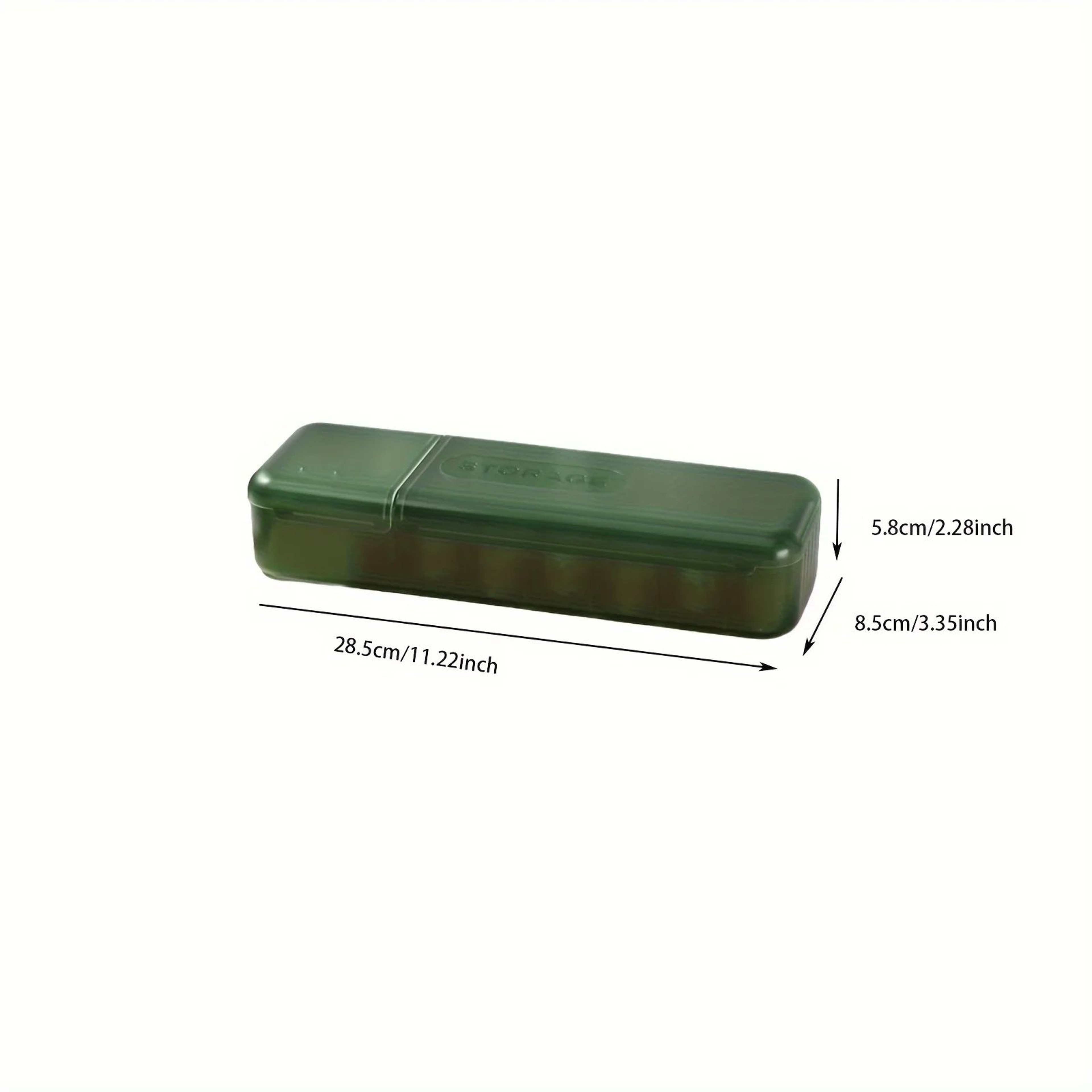 Desktop Cable Organizer Box With Lid  MultiCompartment Charging Cable Storage  Cord Sorting Case 8