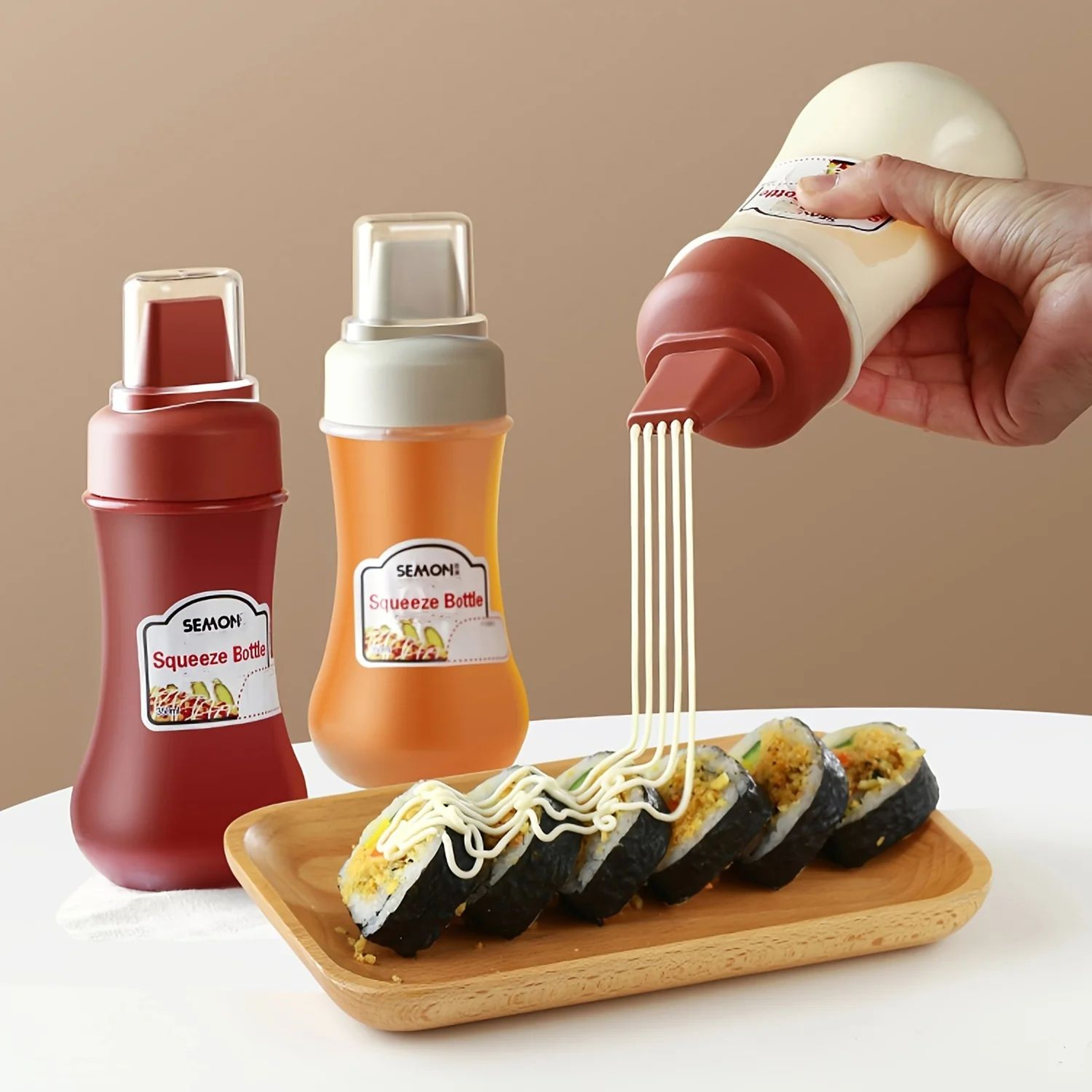 PrecisionControl Squeeze Sauce Bottle  LeakResistant Condiment Squeeze Bottle For Ketchup Honey  Sa 0