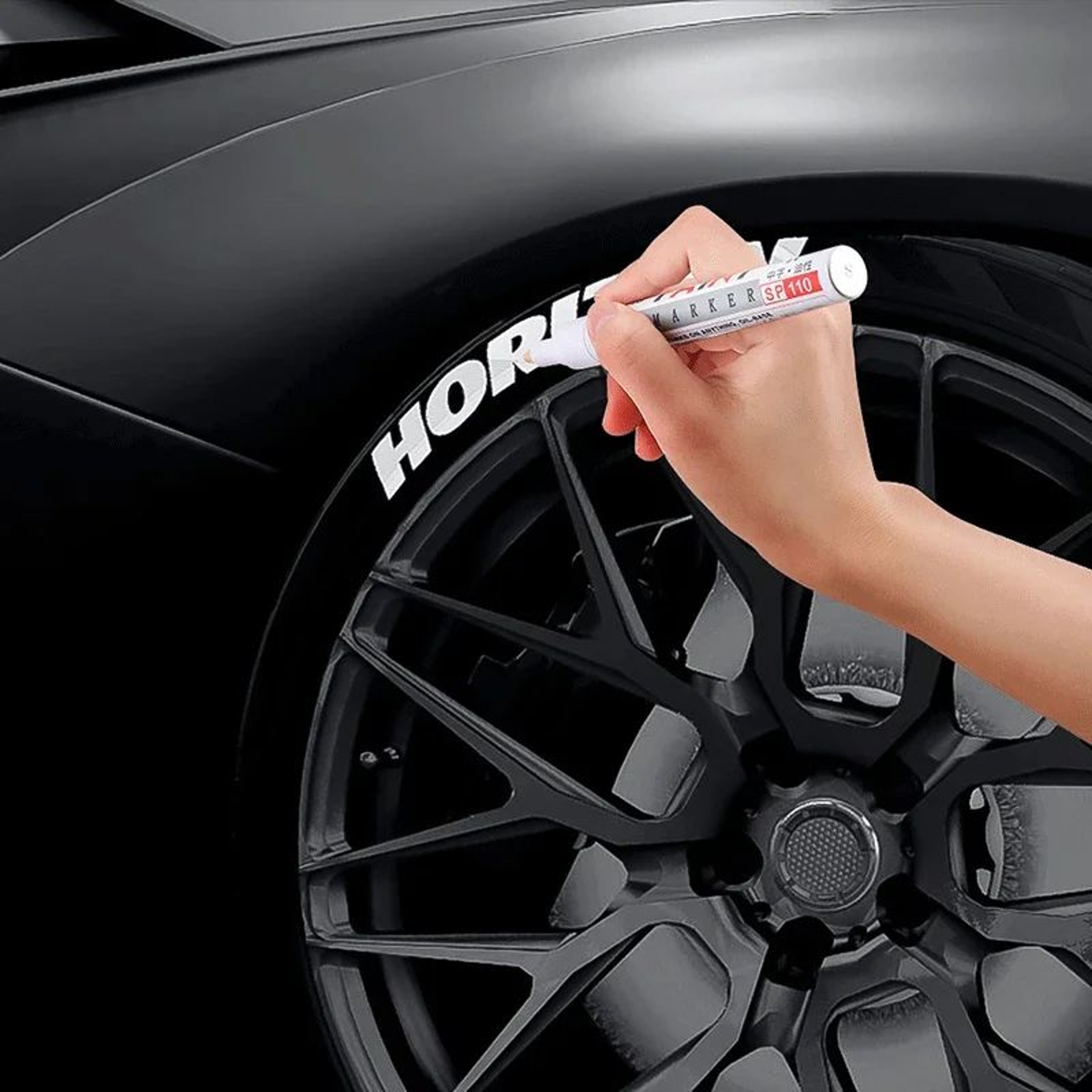 Waterproof Tire Paint Pen Permanent Marker For Wheels Treads  Auto Detailing 1
