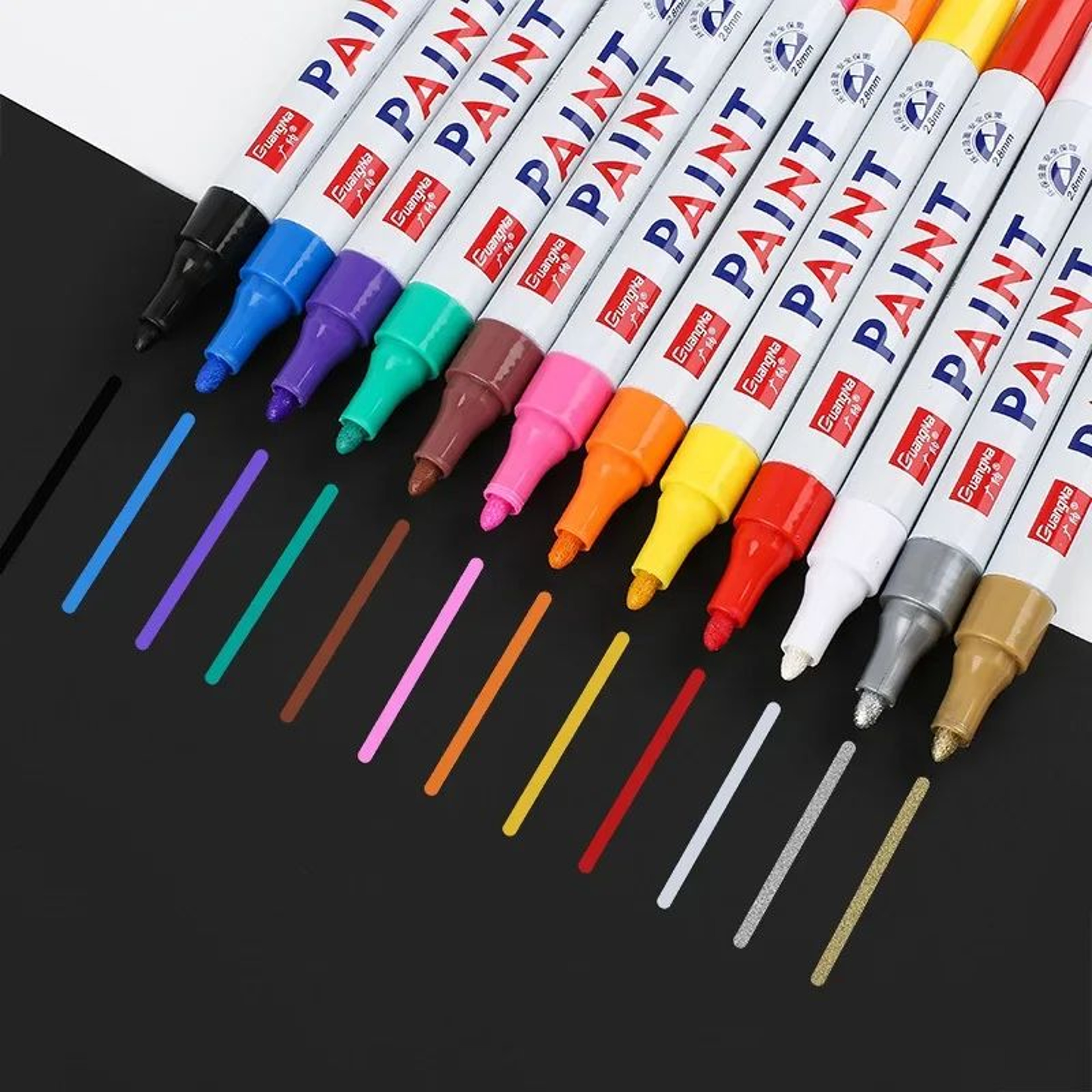 Waterproof Tire Paint Pen Permanent Marker For Wheels Treads  Auto Detailing 4