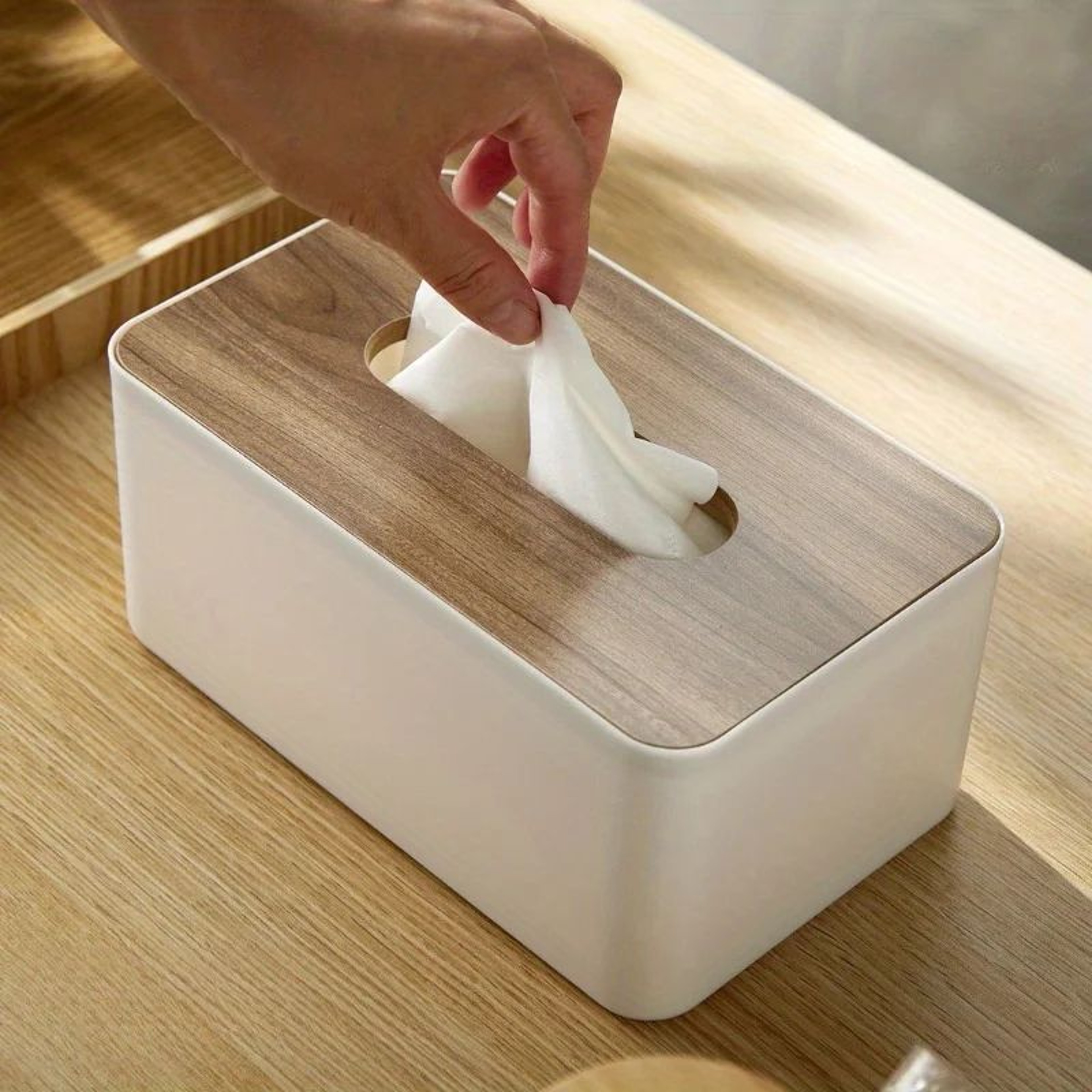 Multifunctional Plastic Storage Box For Paper  Desk Essentials  Minimal Paper Organizer Box For Hom 2