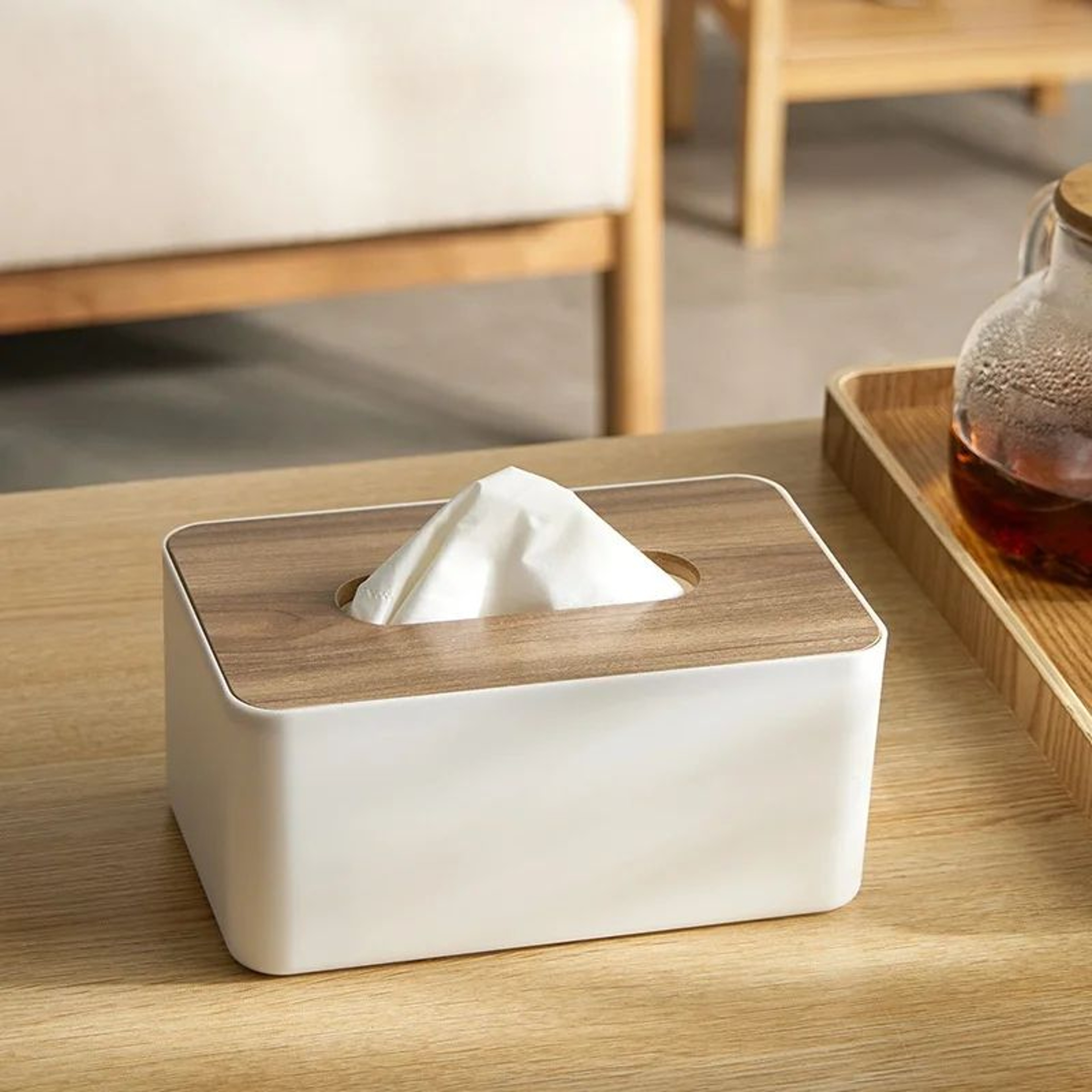 Multifunctional Plastic Storage Box For Paper  Desk Essentials  Minimal Paper Organizer Box For Hom 3