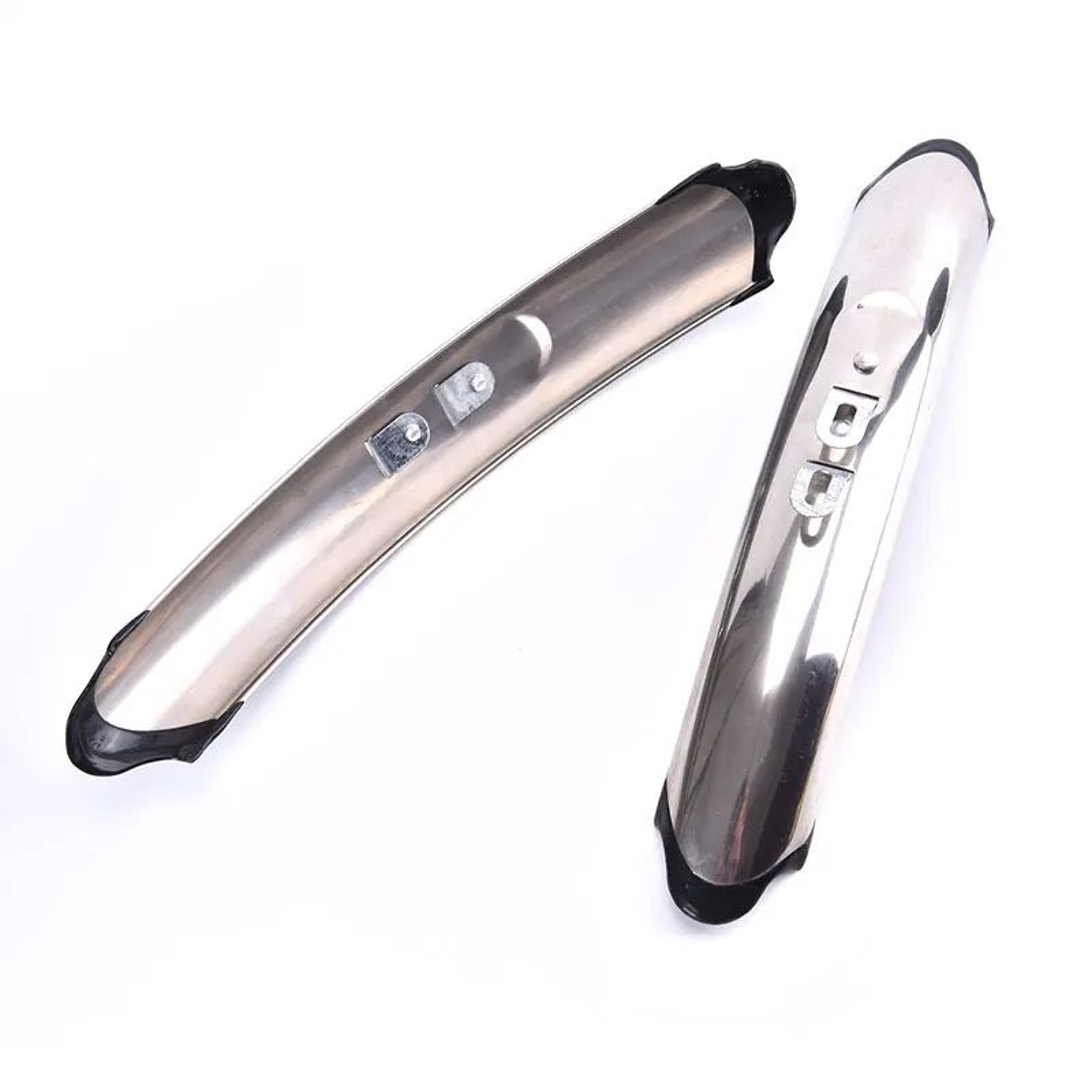 Retro Stainless Steel 700c Road Bike Mudguards Front  Rear Fender Set For 27 Bikes 2