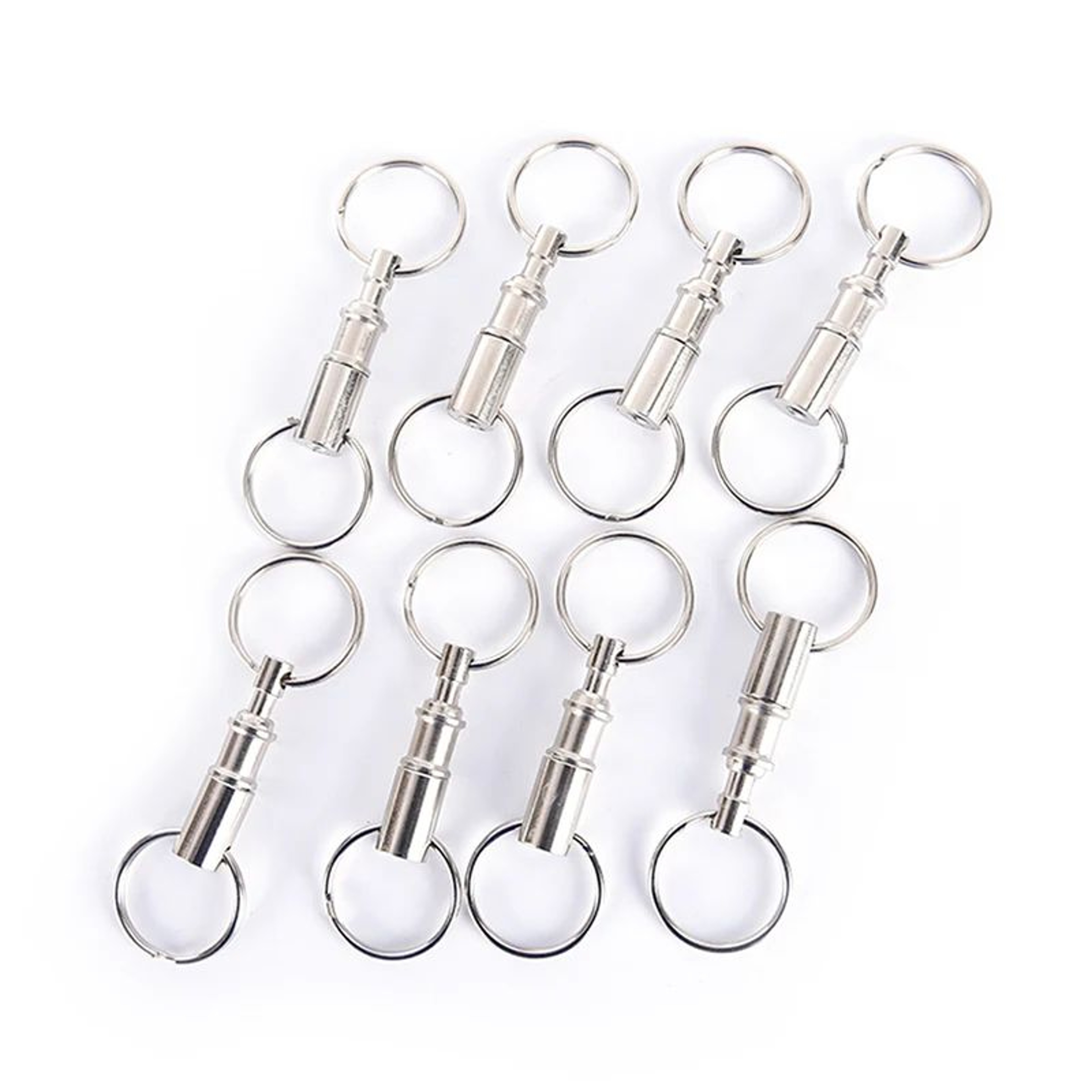 Quick Release Detachable Keychain Set 35pcs Pull Apart Key Ring For Everyday Carry 2