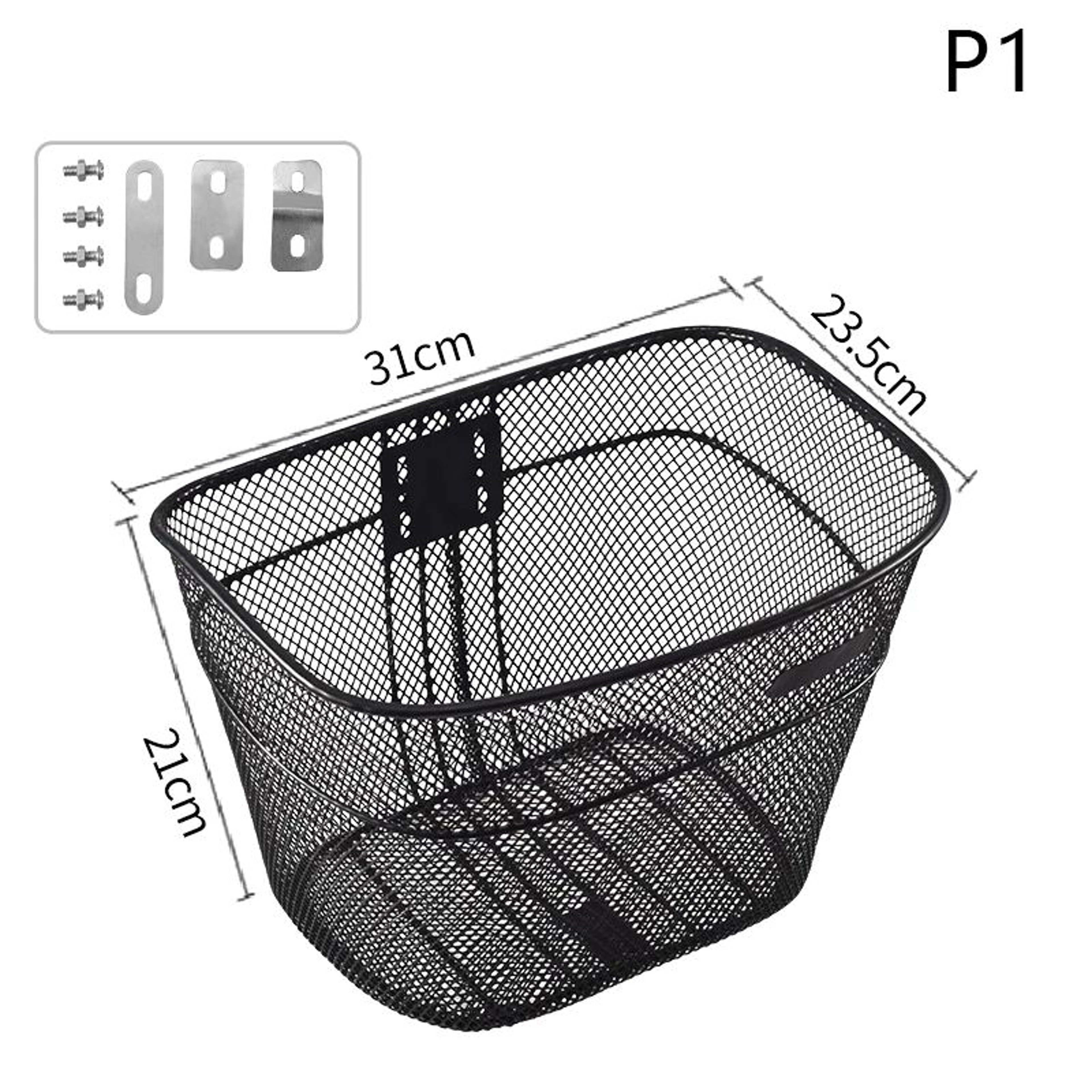 Foldable Metal Front Bicycle Basket For Mountain Bikes  Removable Storage Carrier For Shopping  Out 6