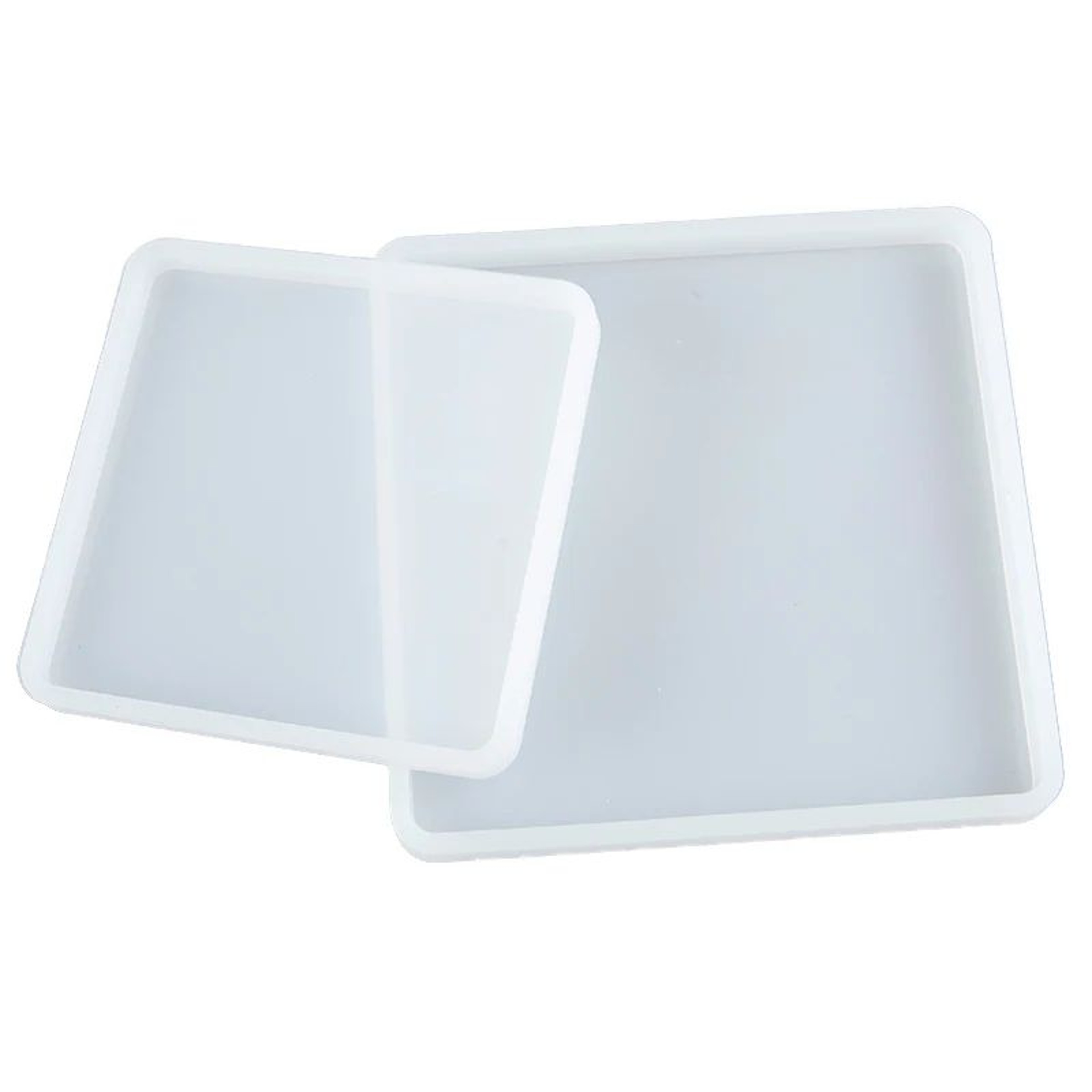 Square Silicone Resin Casting Mold Set For Coasters  Trays  Flexible Epoxy Mold For DIY Jewelry  De 5