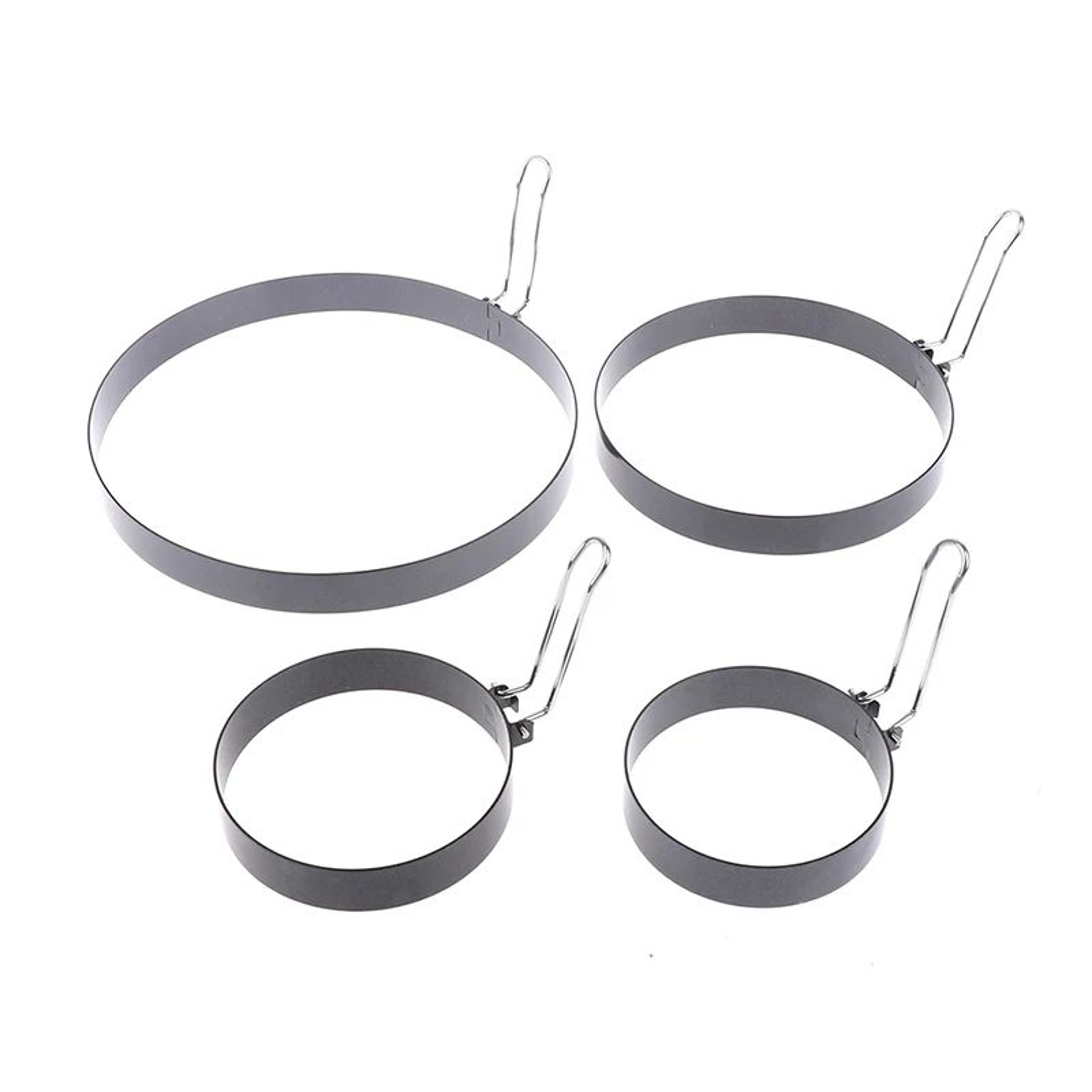 Perfect Round Pancake Ring Mold  Egg Ring Mold Set  Nonstick Metal Cooking Rings 358 In 1