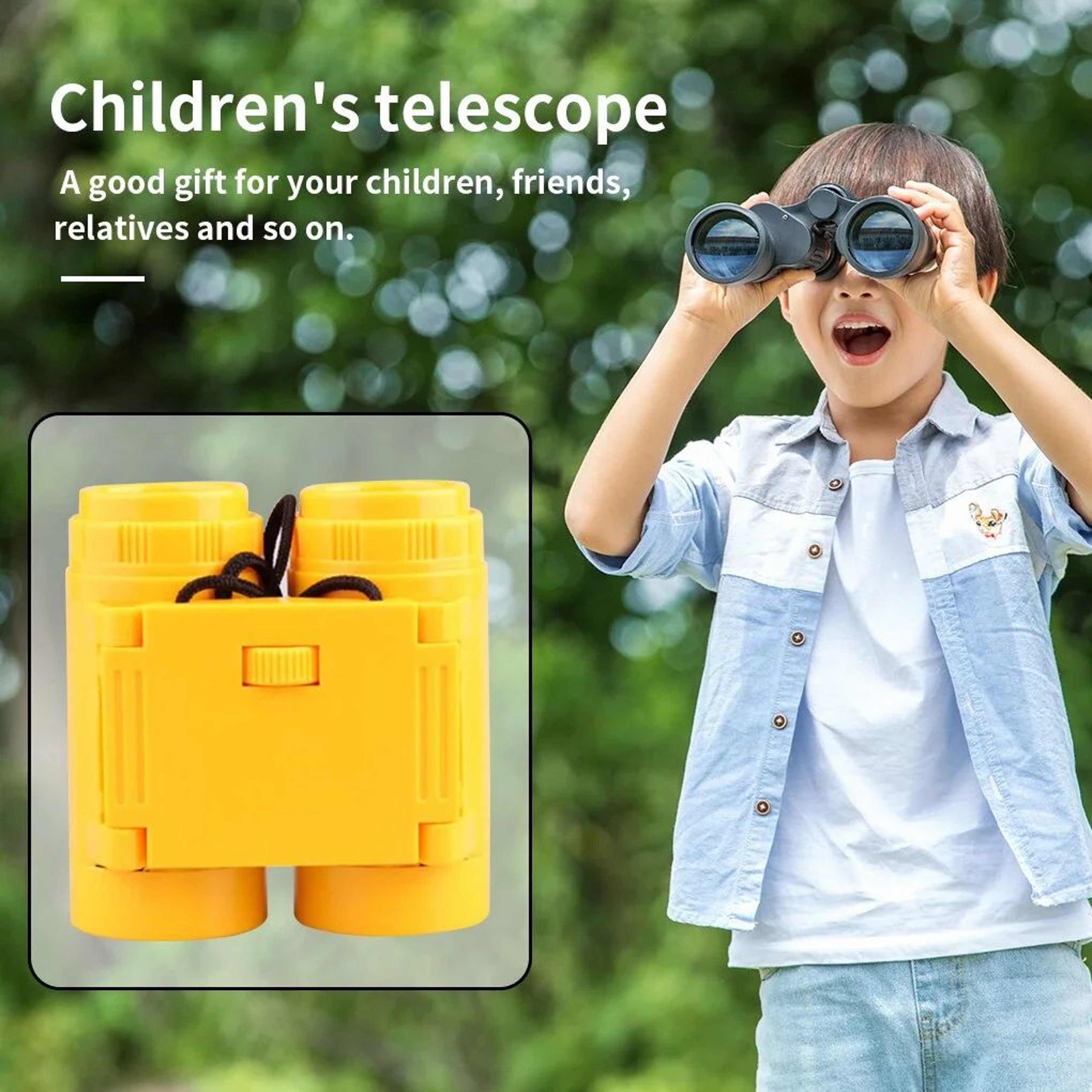 Foldable Kids Binoculars For Bird Watching  Compact Childrens Telescope For Outdoor Adventures 4