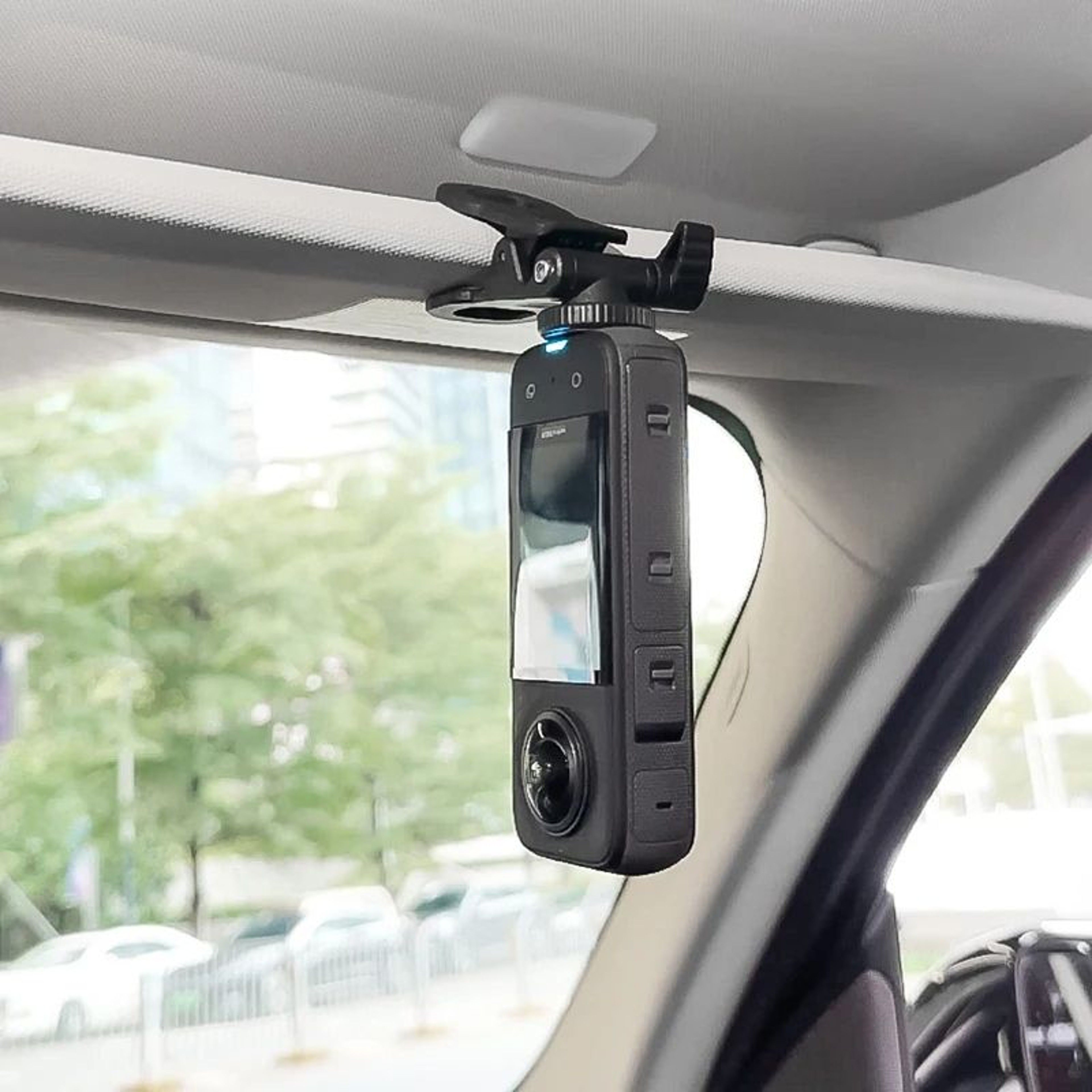 Car Sun Visor Camera Mount With Phone Clip  Car Sun Visor Camera Mount For GoProHero  Phone Stable  4