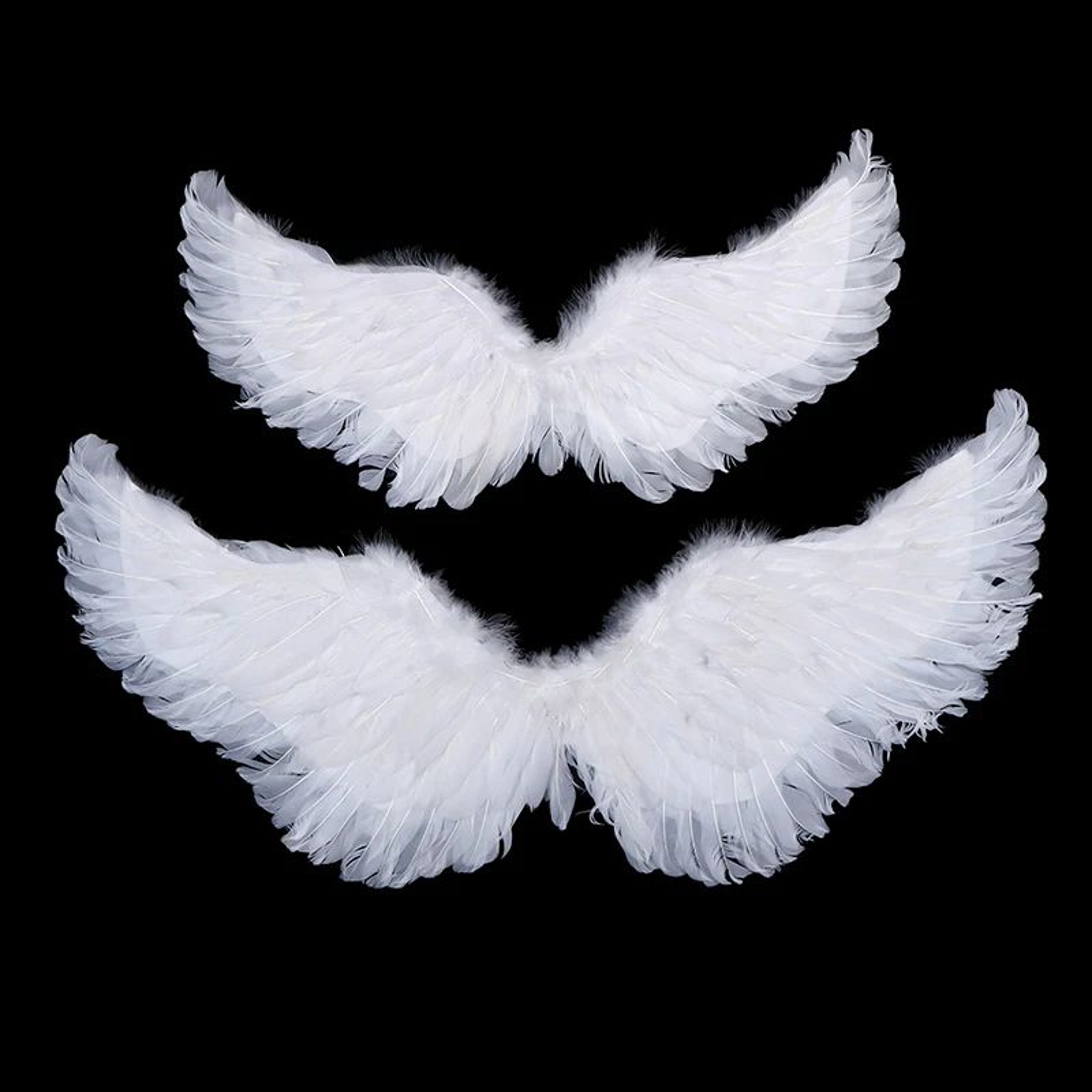 Angel Wings Costume Set With Feather Angel Wings Halo Headband  Star Wand For Kids And Adults 1