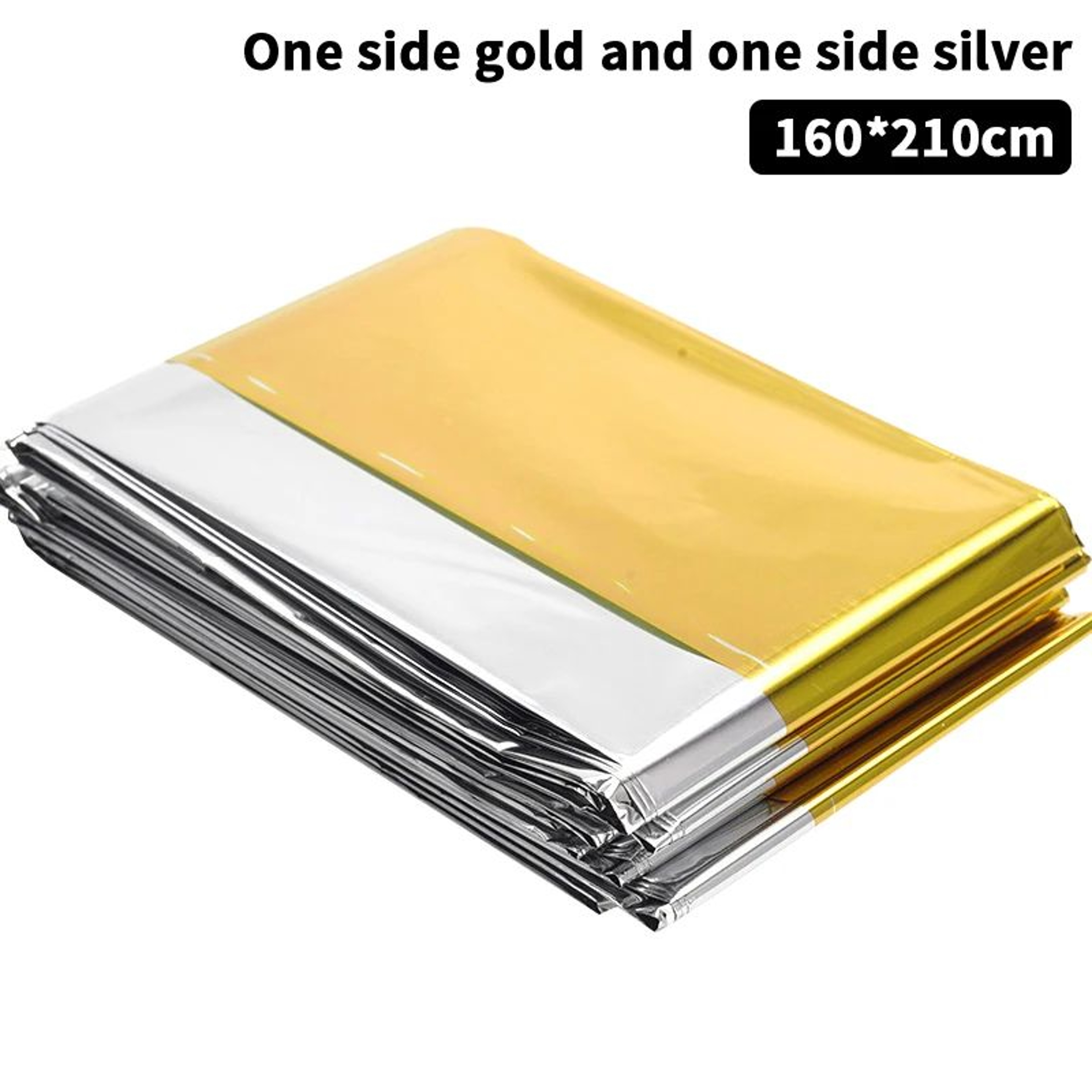 Waterproof Mylar Thermal Emergency Blanket For Survival Warmth  Outdoor Safety 14