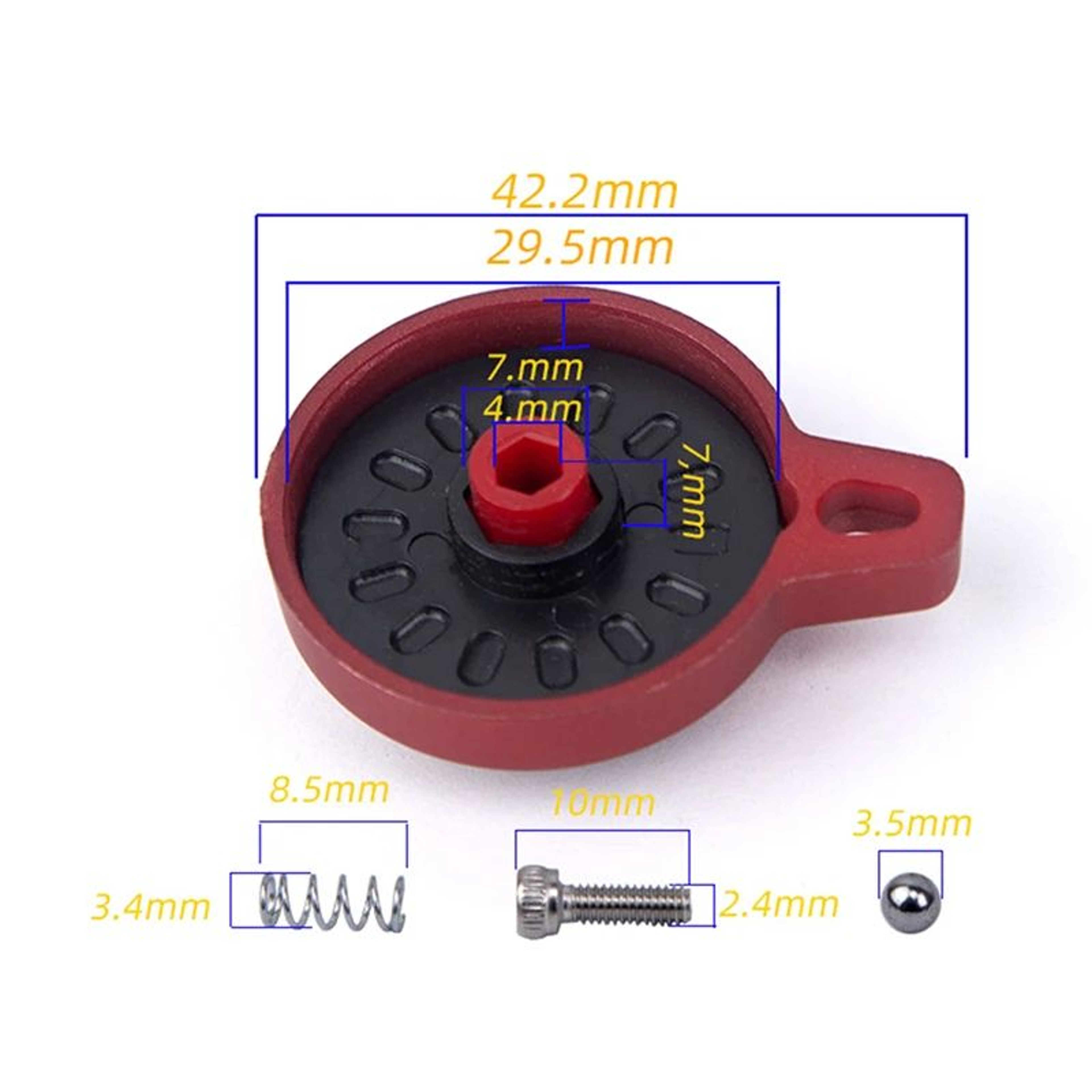 SR Suntour XCRXCM Manual Lockout Cap  Lightweight Bike Fork Lock Cap Replacement 5
