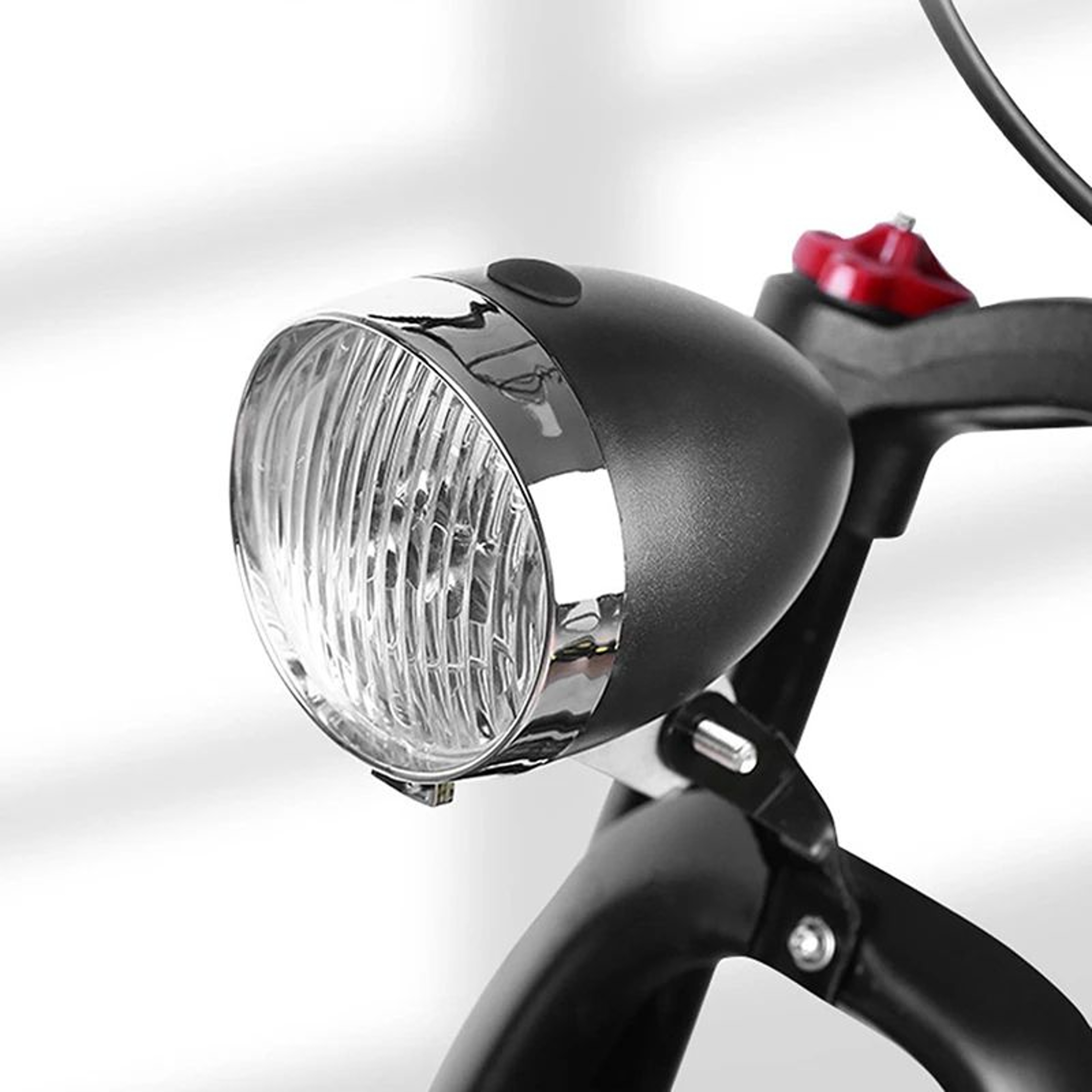 Retro 3LED Waterproof Bike Headlight  Rear Safety Lamp  Vintage ABS Shell Bike Front Light 1