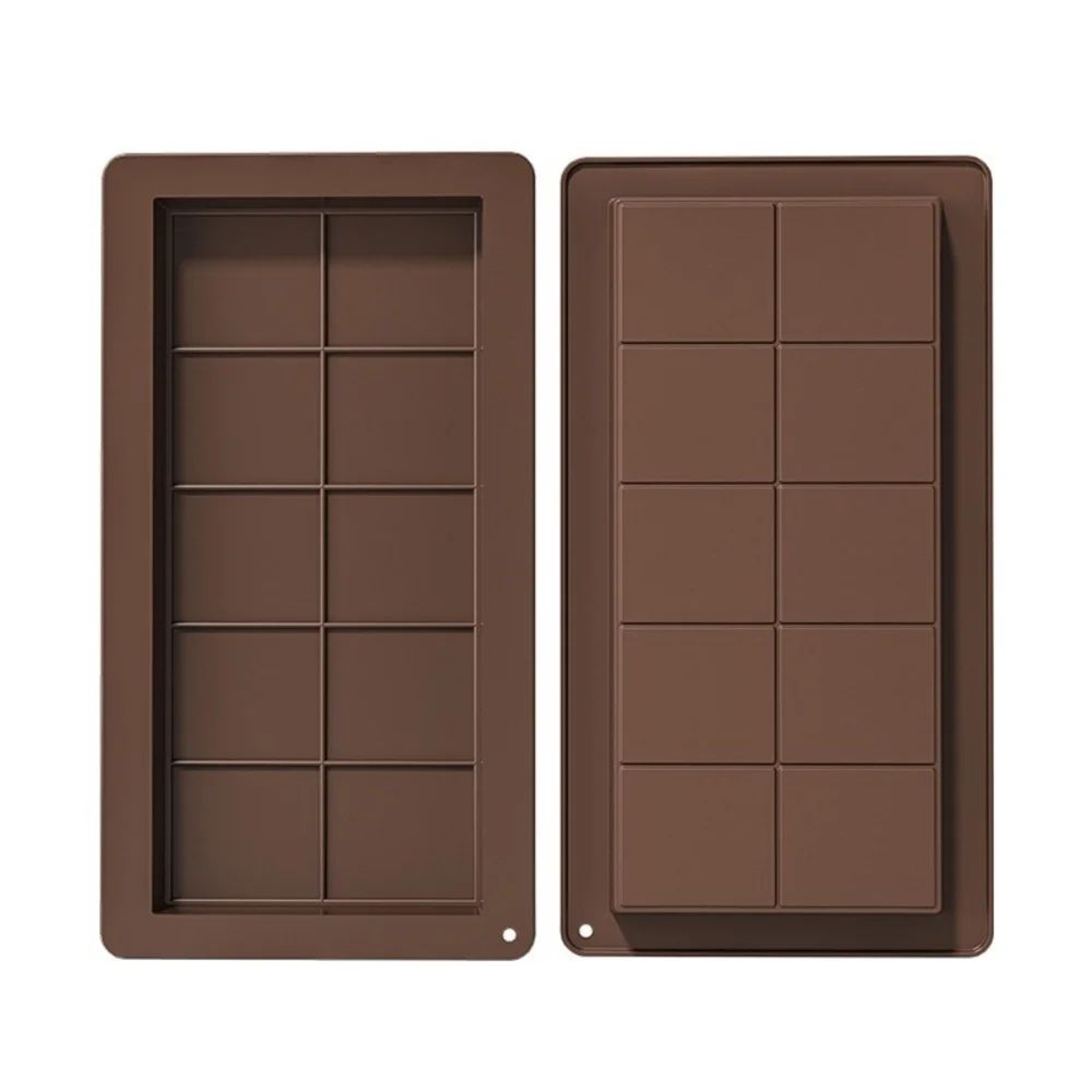 NonStick Silicone Chocolate Mold Tray  Reusable Chocolate Bar  Candy Mold For DIY Treats 7