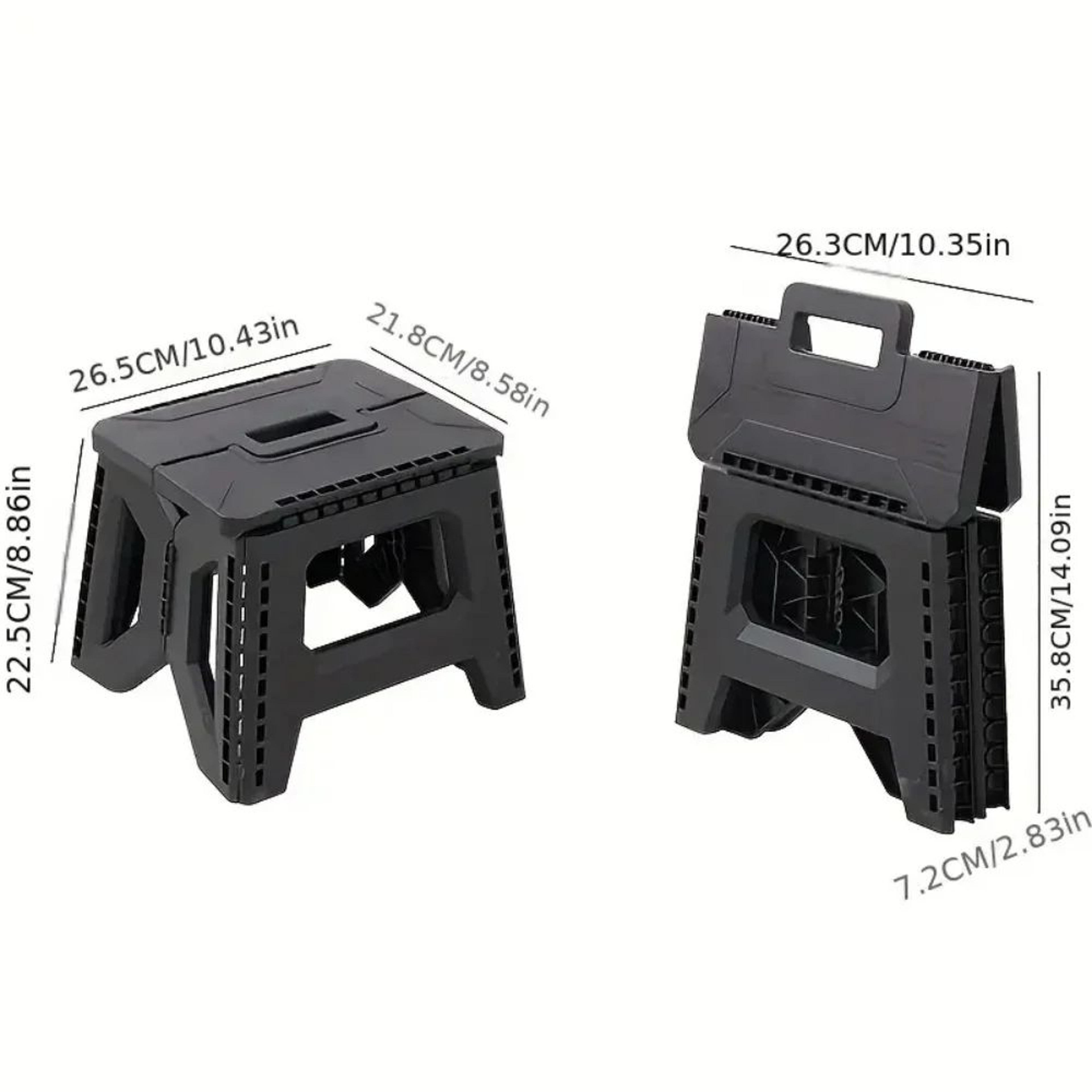 Thickened Portable Folding Stool  Heavy Duty Collapsible Camping  Fishing Seat 10