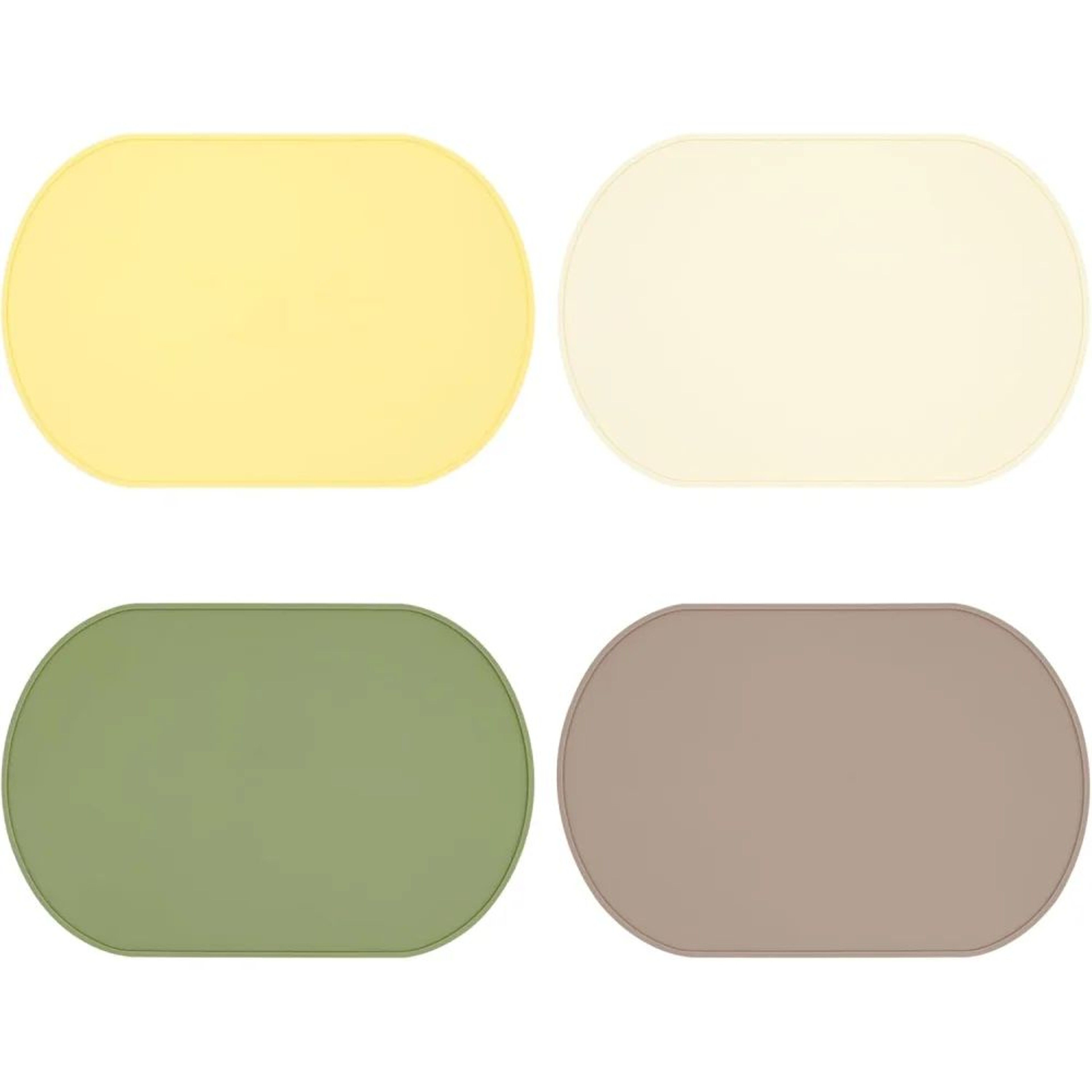 HeatResistant Silicone Placemat  Waterproof Reusable EasyClean Table Mat For Daily Dining 10