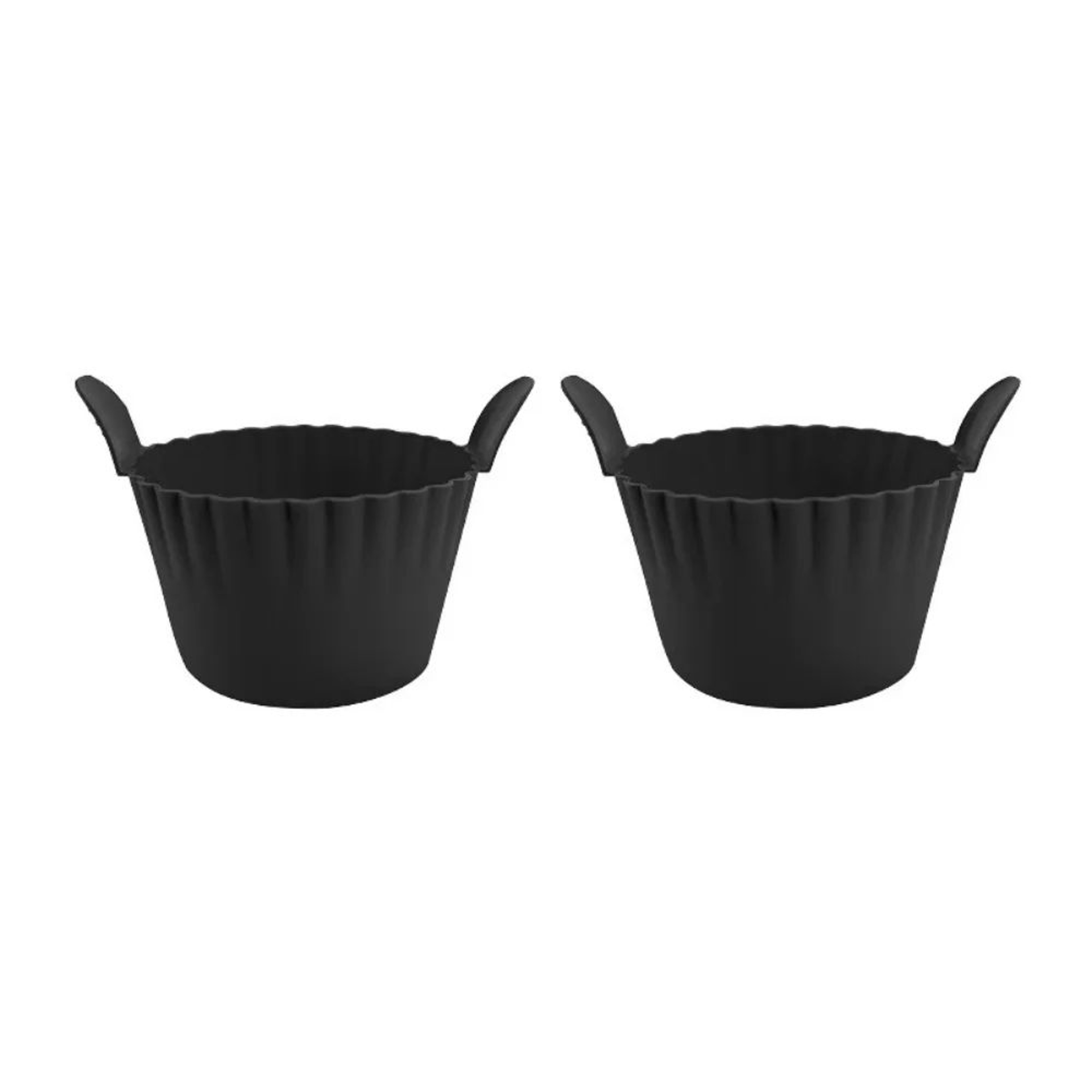 Reusable Silicone Baking Cups With Handles  Nonstick Muffin  Cupcake Liners For Oven Air Fryer  Mea 6