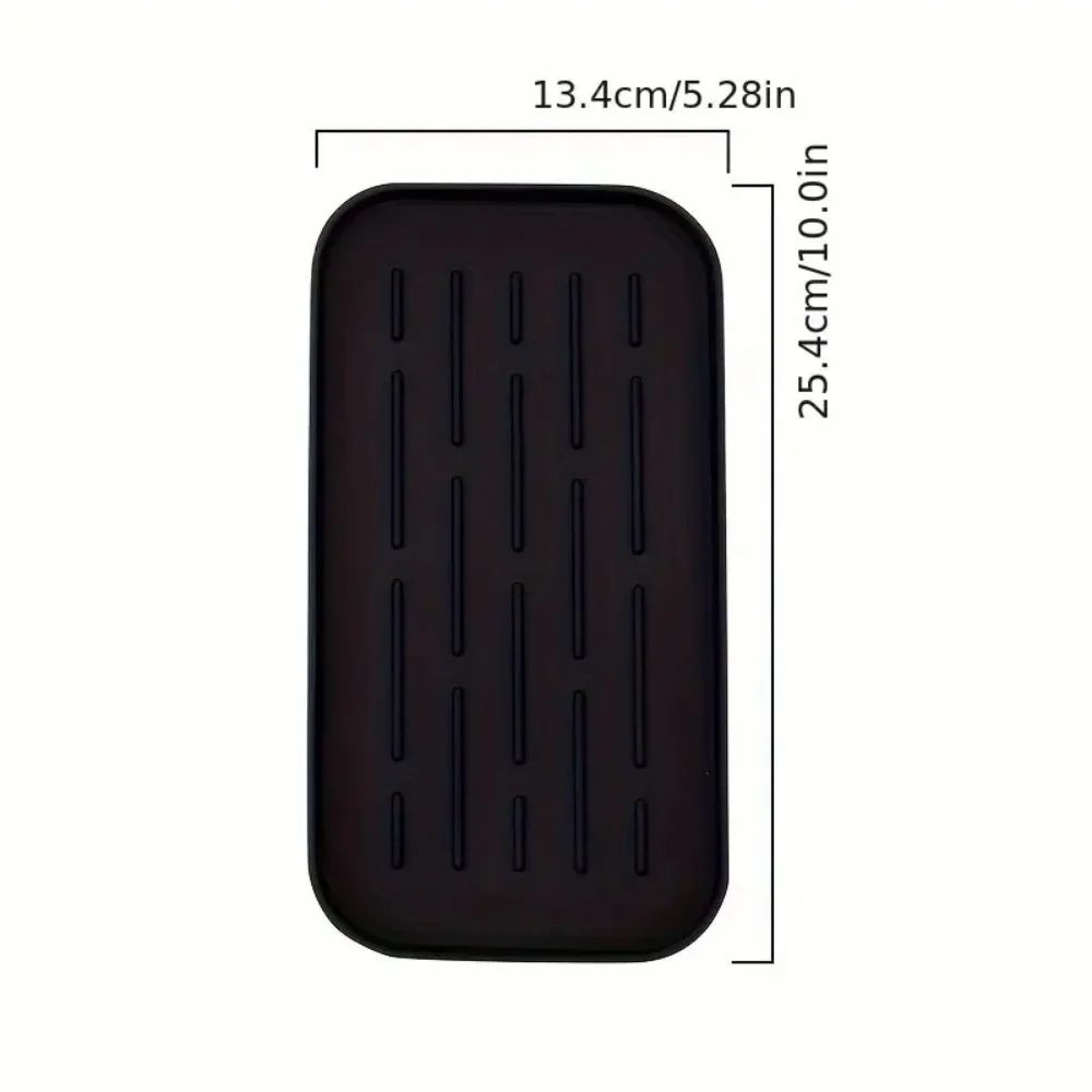Flexible Silicone Sink Organizer Tray With Drainage  Kitchen Sink Tray For Soap Dispenser  Sponge H 1
