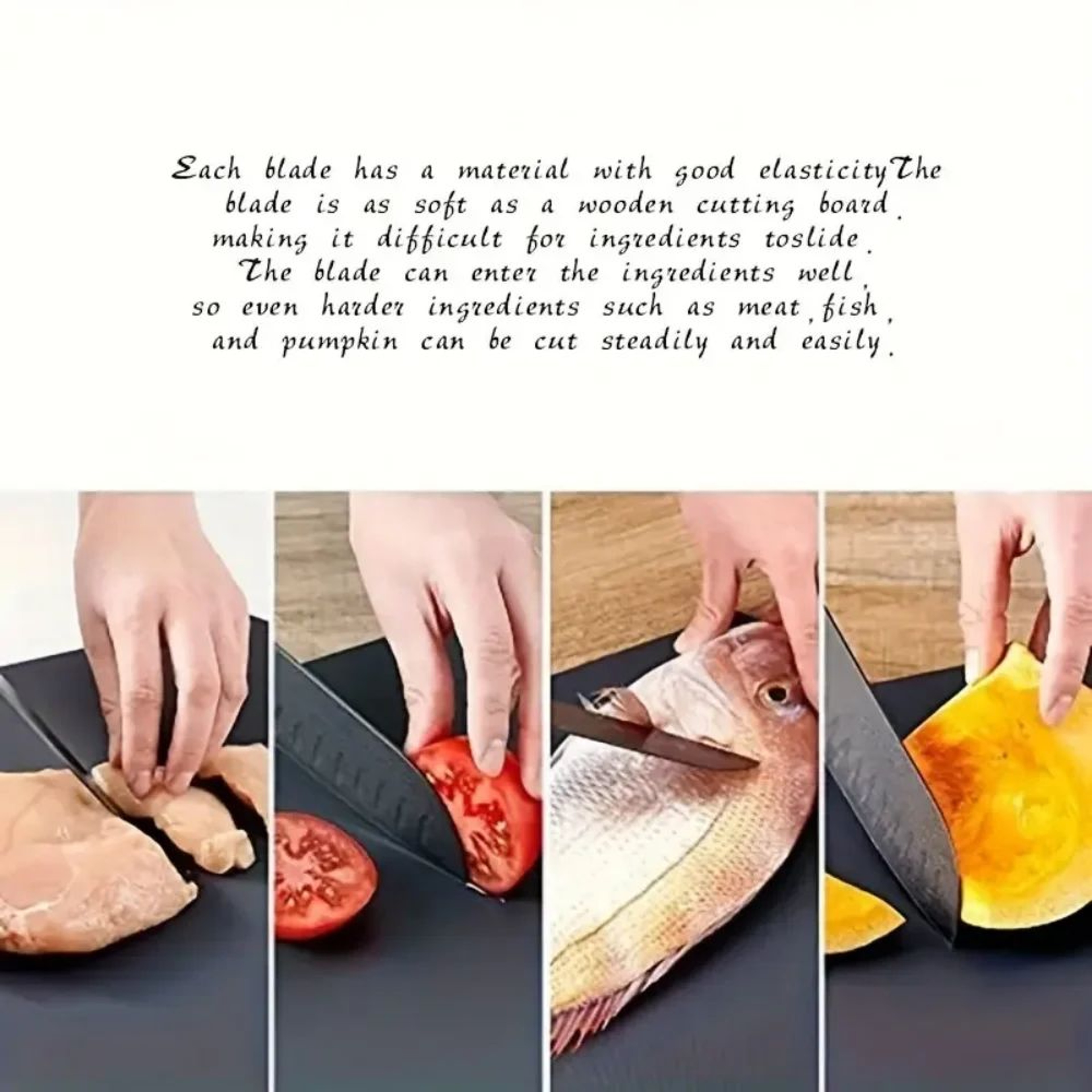 TPU Cutting Board Mat Set  DoubleSided NonSlip Cutting Mat BPAFree Cutting Board Flexible Semicircl 2