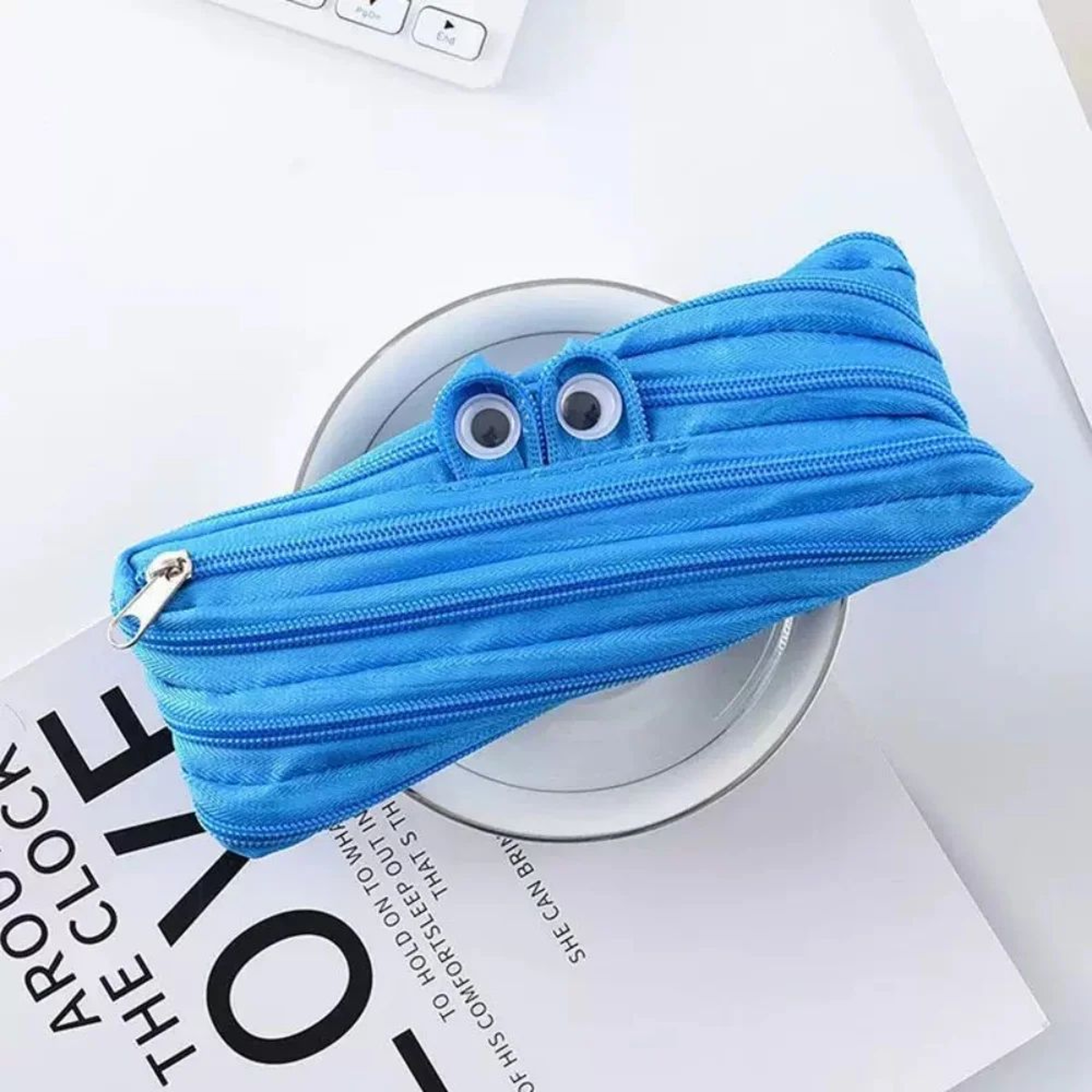 Monster Pencil Case Large Capacity Cute Pencil Pouch Zipper Pen Case For School 7