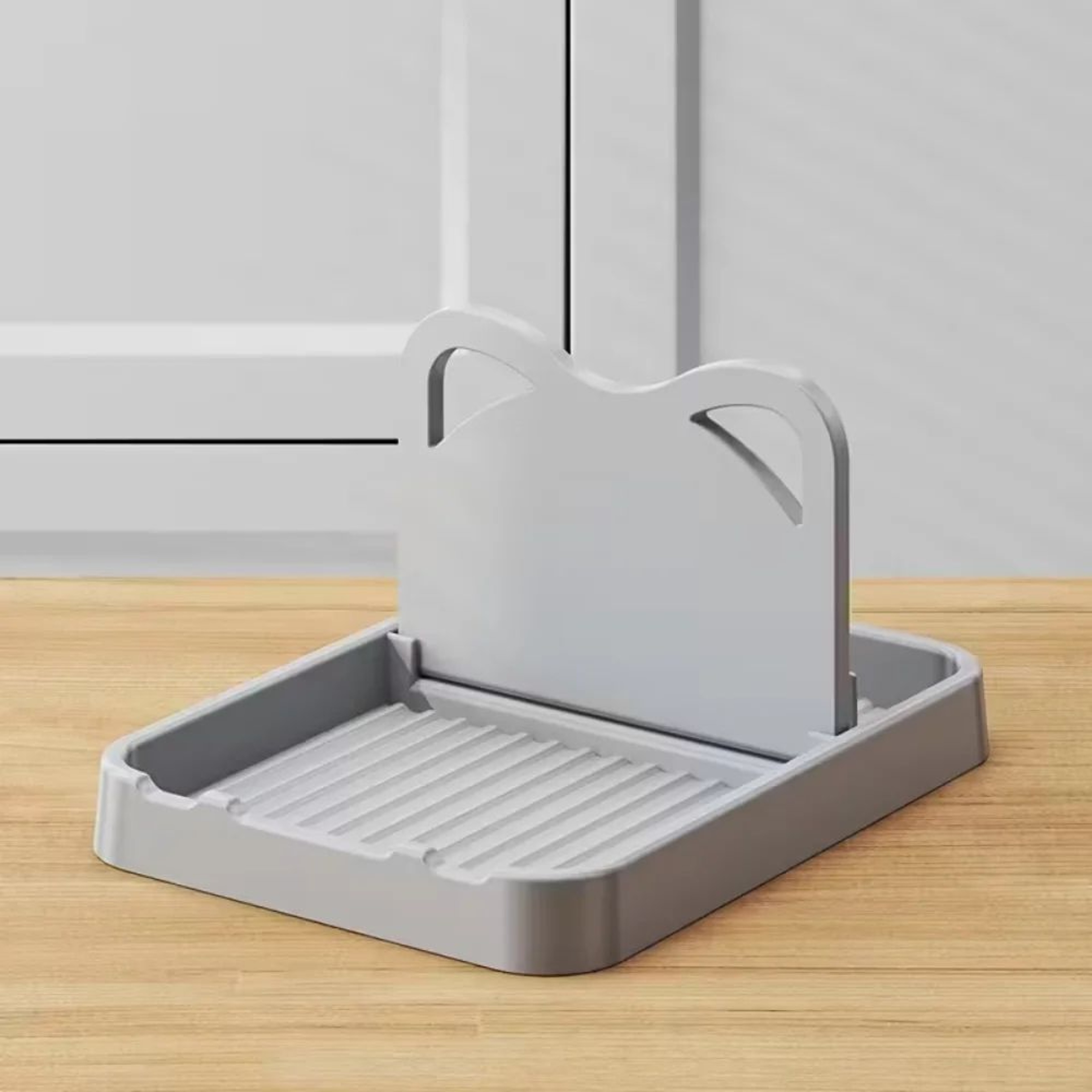 Silicone Spoon Rest With Pot Lid Holder And Drip Tray Countertop Organizer 0