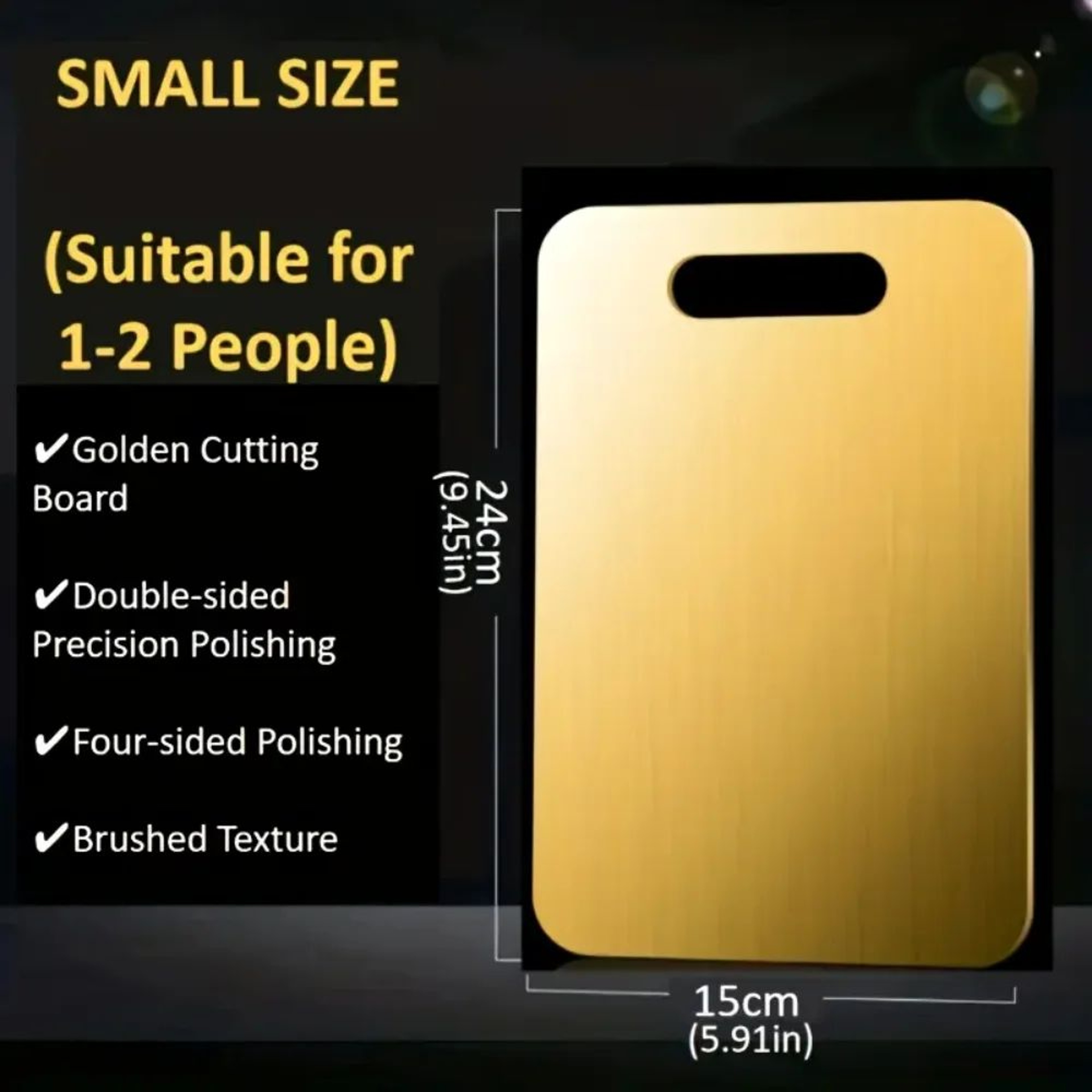 Stainless Steel Cutting Board  Non Slip Dishwasher Safe Hygienic Chopping Board For Meat  Produce 6