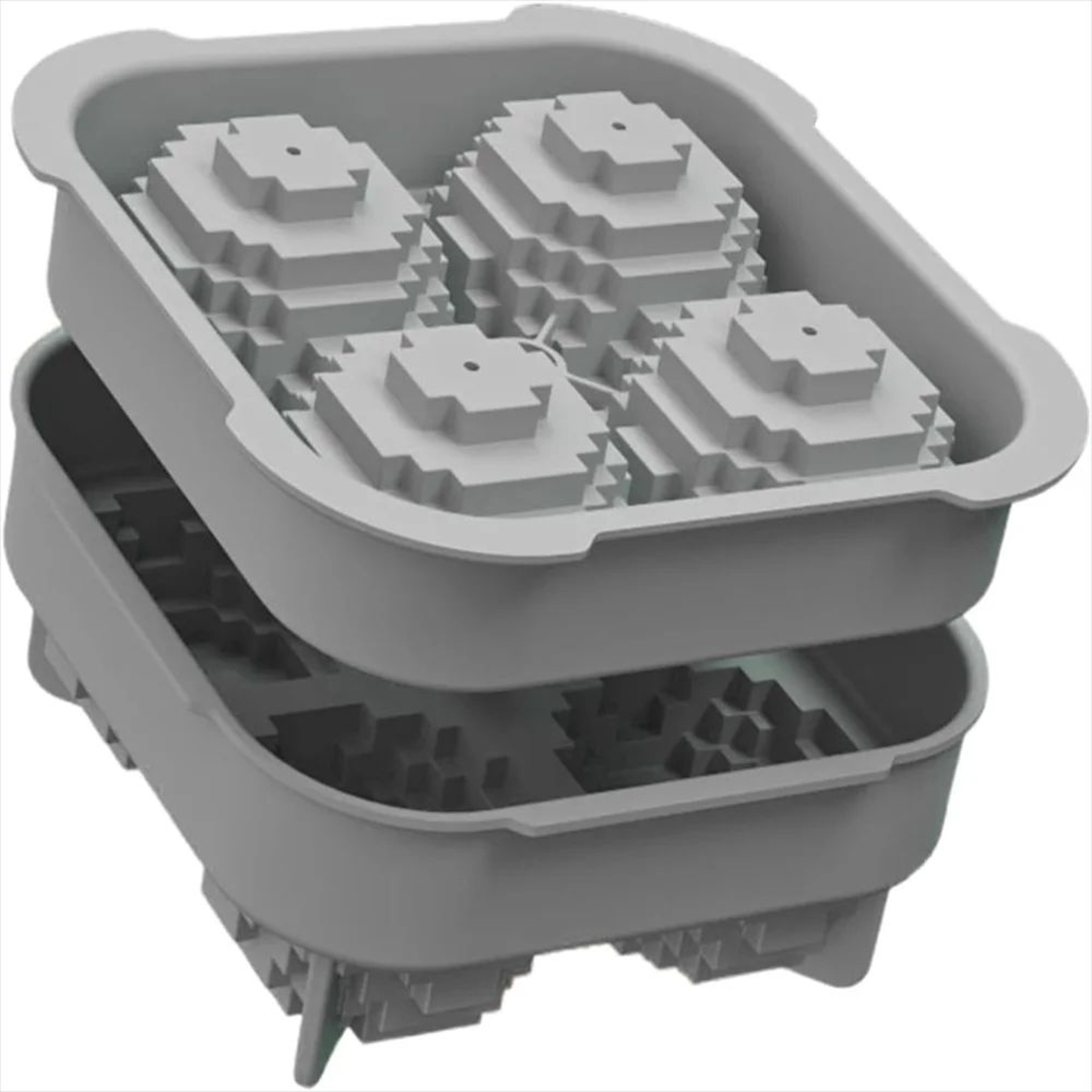 Large Silicone Ice Cube Mold With Lid  Jumbo Whiskey Ice Cube Maker For Bourbon  Cocktails 8