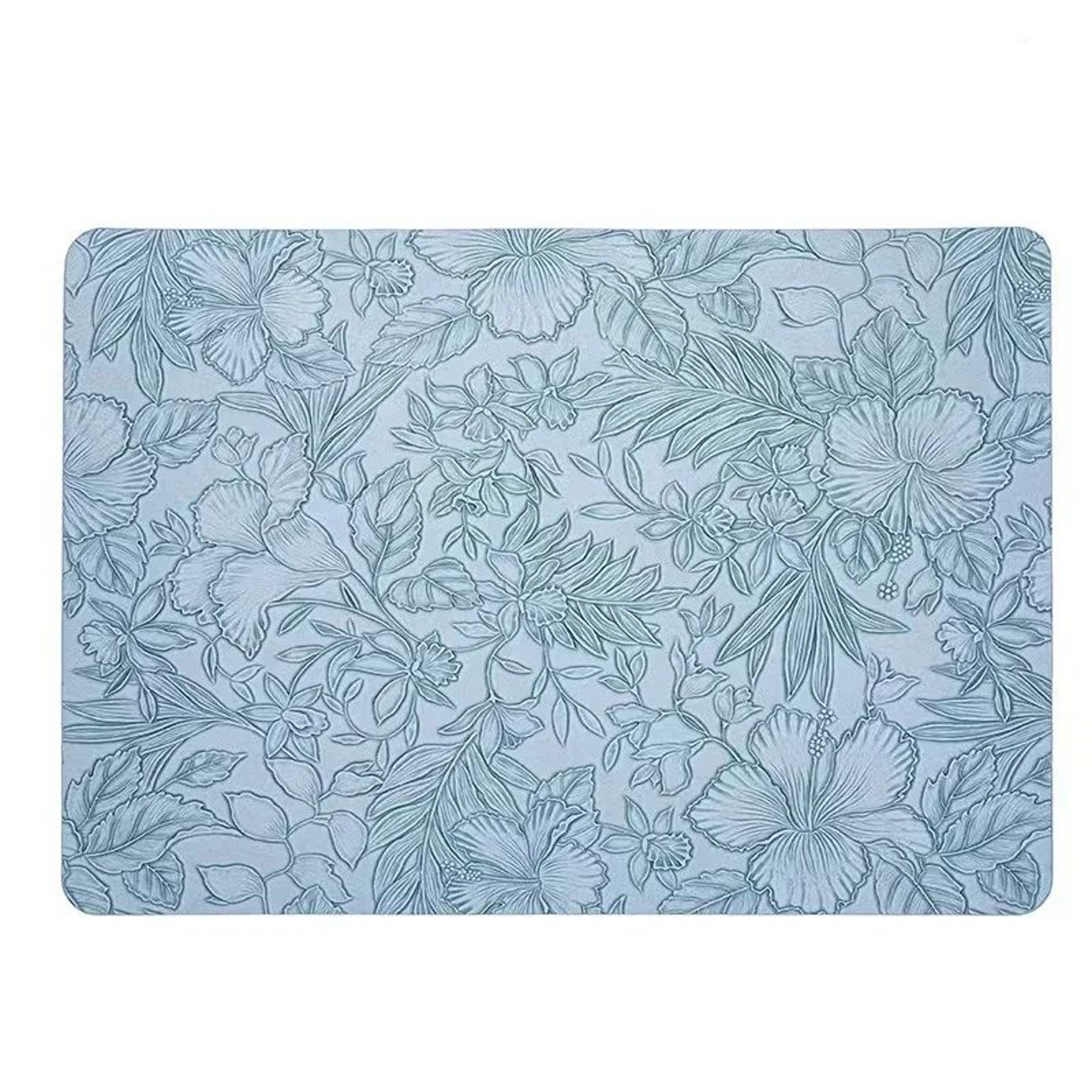 TwoTone Faux Leather Placemats  Reversible HeatResistant  WipeClean Table Mats For Modern Dining 7