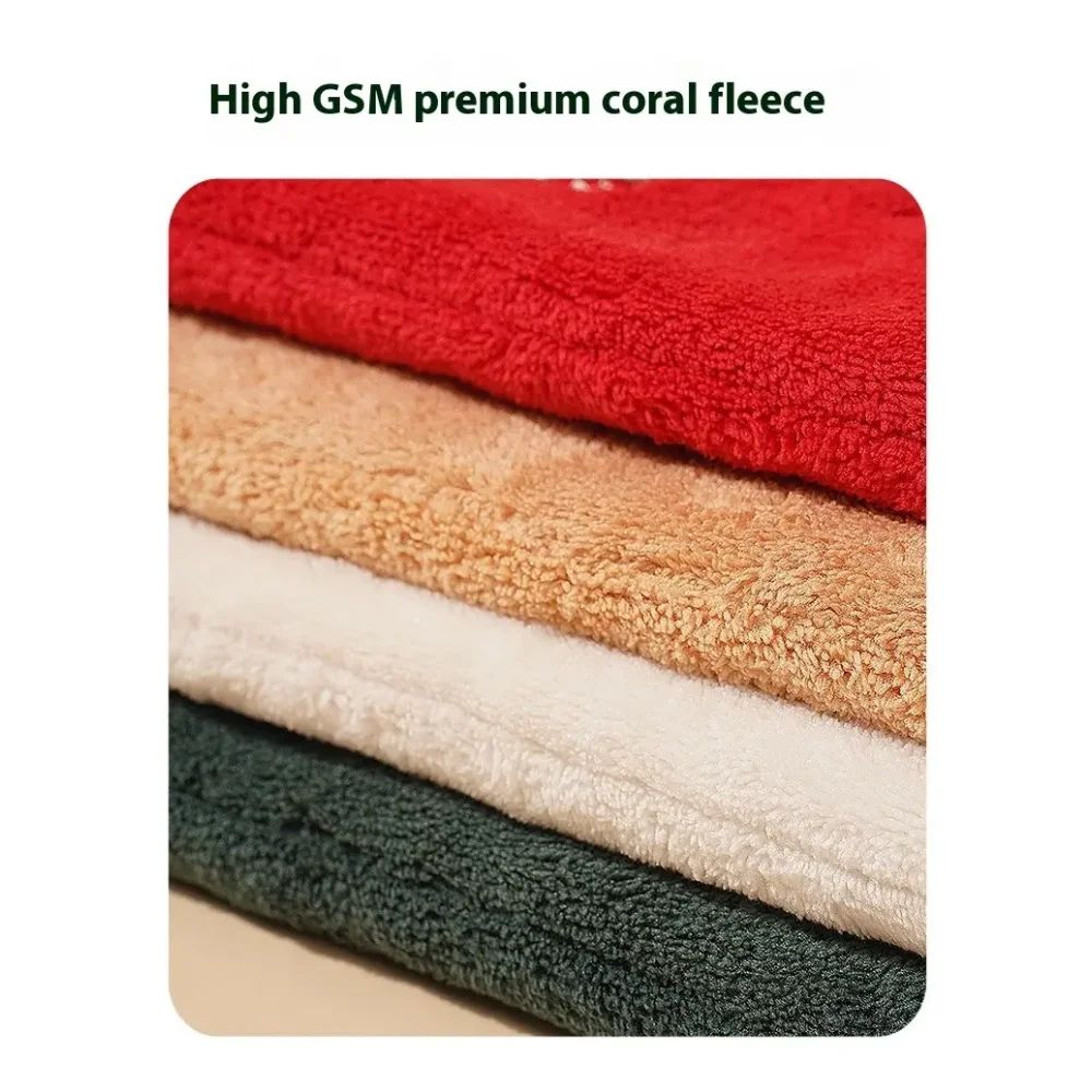Christmas Hanging Loop Hand Towel  Super Soft QuickDry Christmas Hand Towels For Kitchen  Bathroom  3