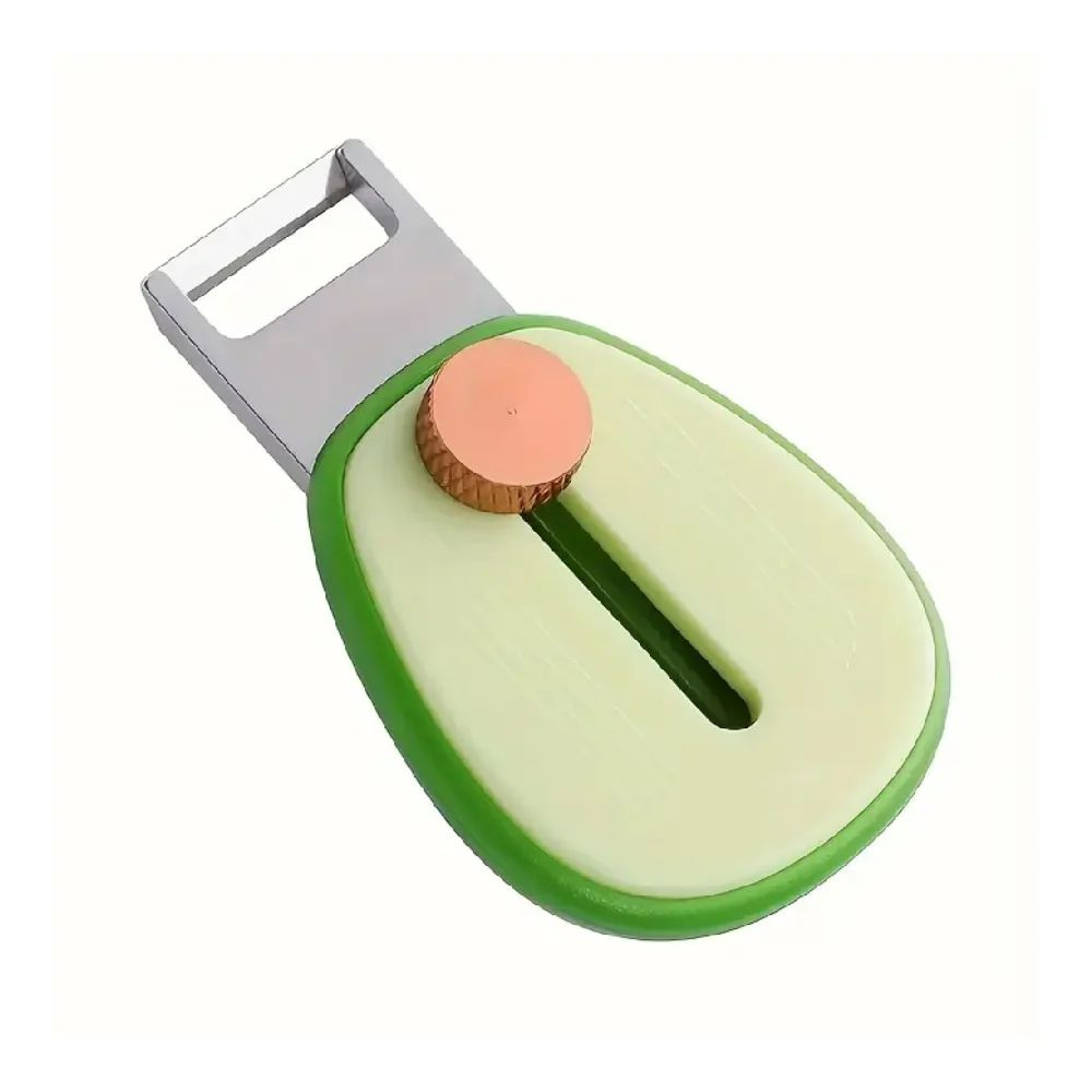 AvocadoShaped Stainless Steel Fruit And Vegetable Peeler With Keychain  Portable Mini Kitchen Tool 2