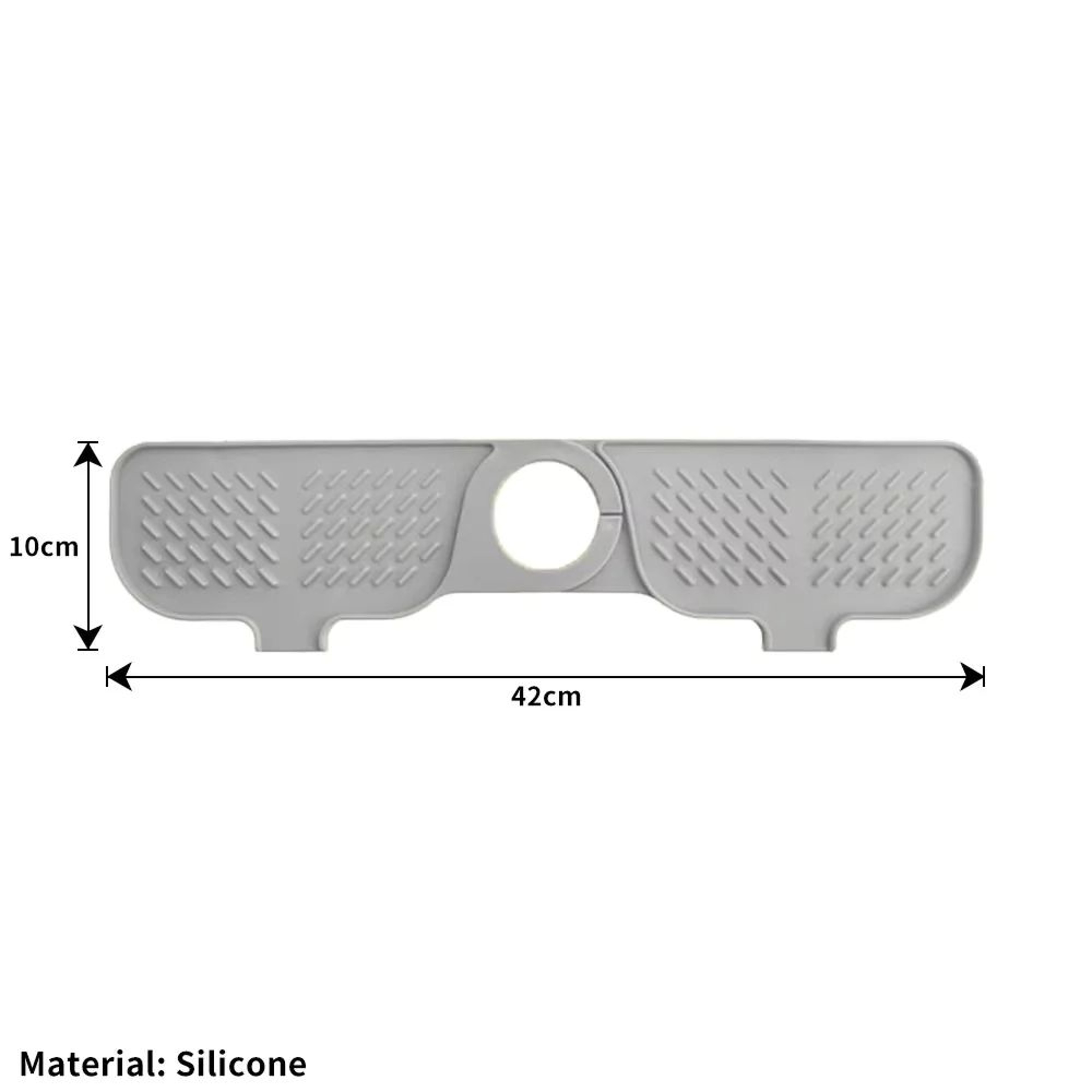 SelfDraining Silicone Soap Holder Tray  Soap Saver Kitchen Sink Organizer For Bar Soap  Sponges 4