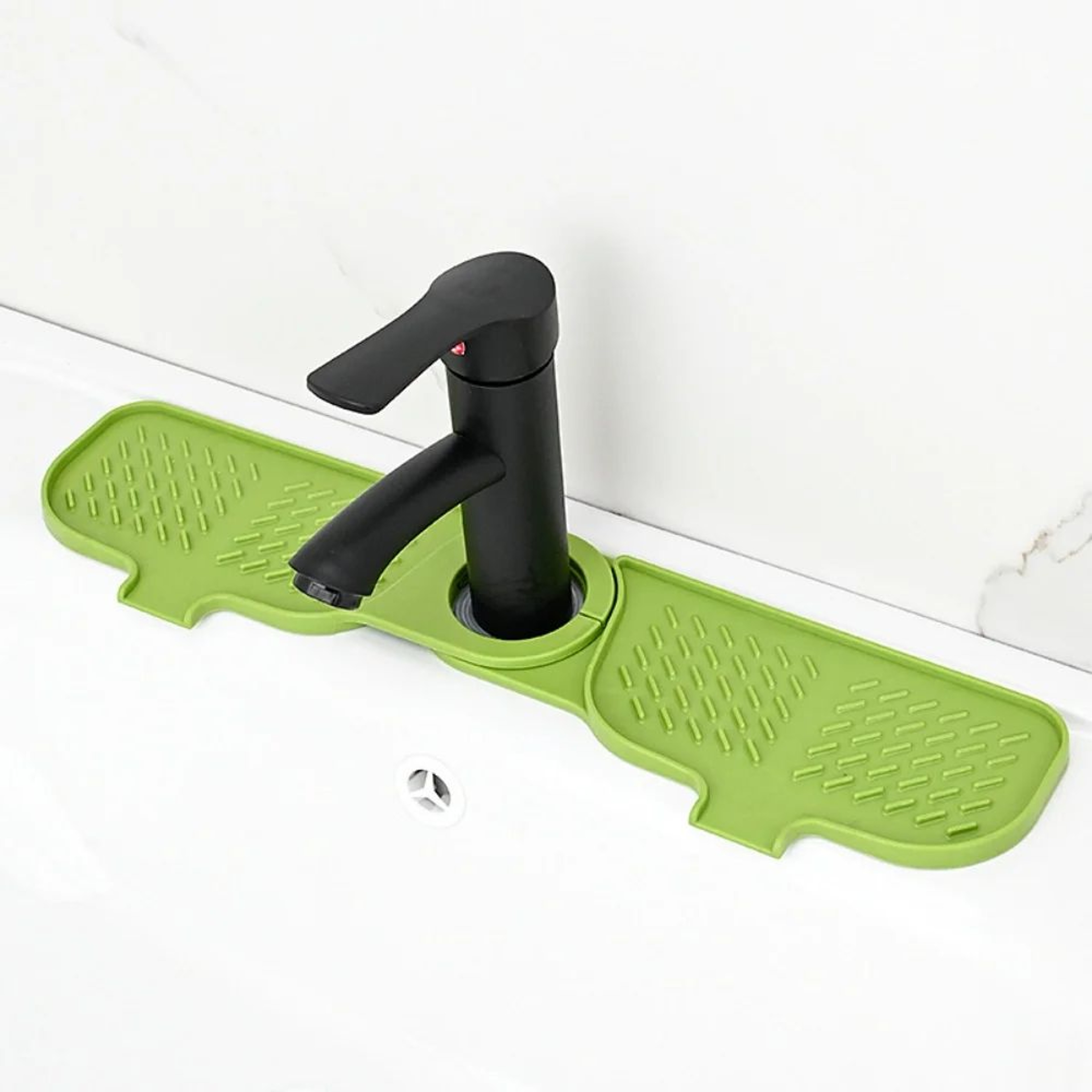SelfDraining Silicone Soap Holder Tray  Soap Saver Kitchen Sink Organizer For Bar Soap  Sponges 6