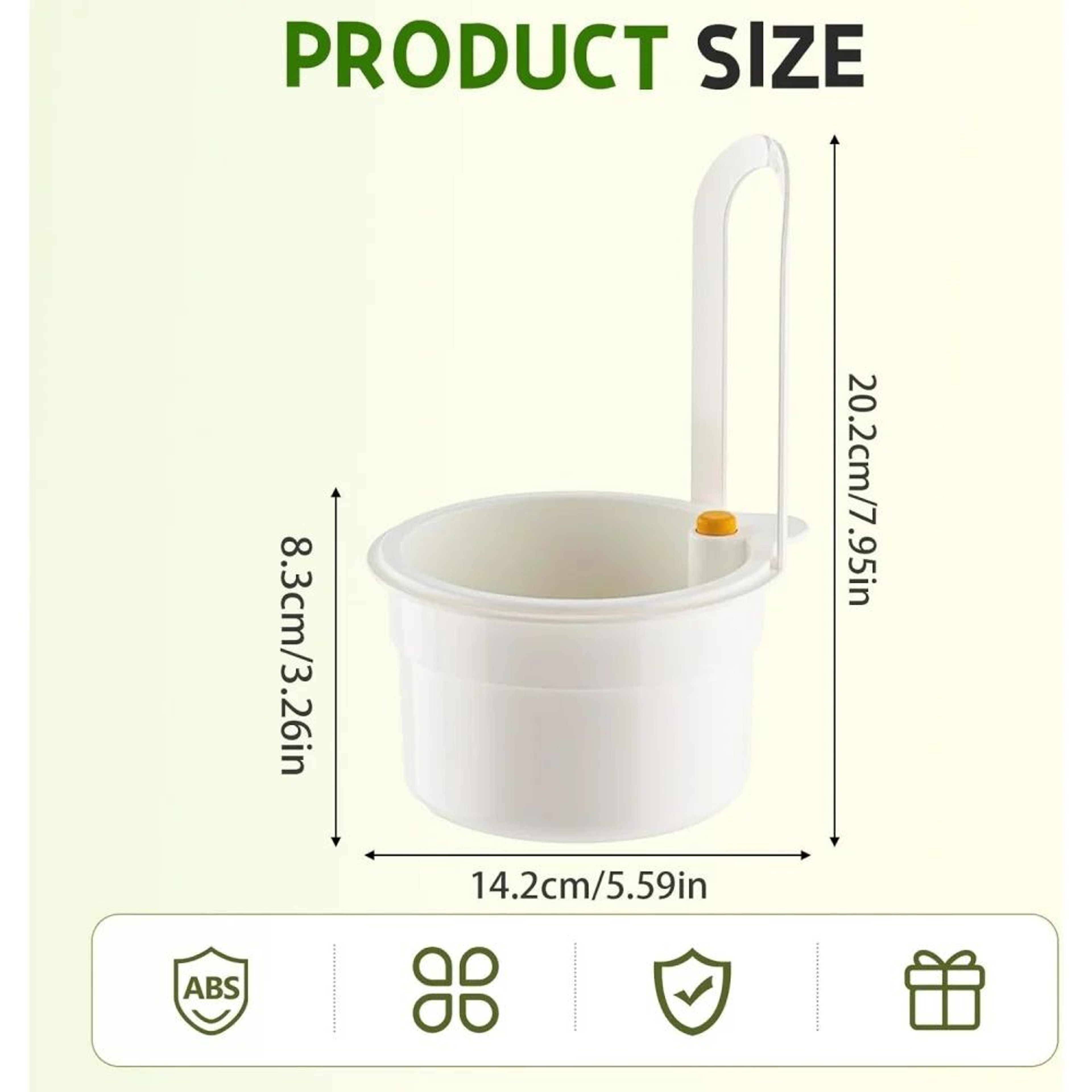 Sink Hanging Strainer Basket With Openable Bottom NoDrill Kitchen Sink Drain Filter  Food Waste Cat 0