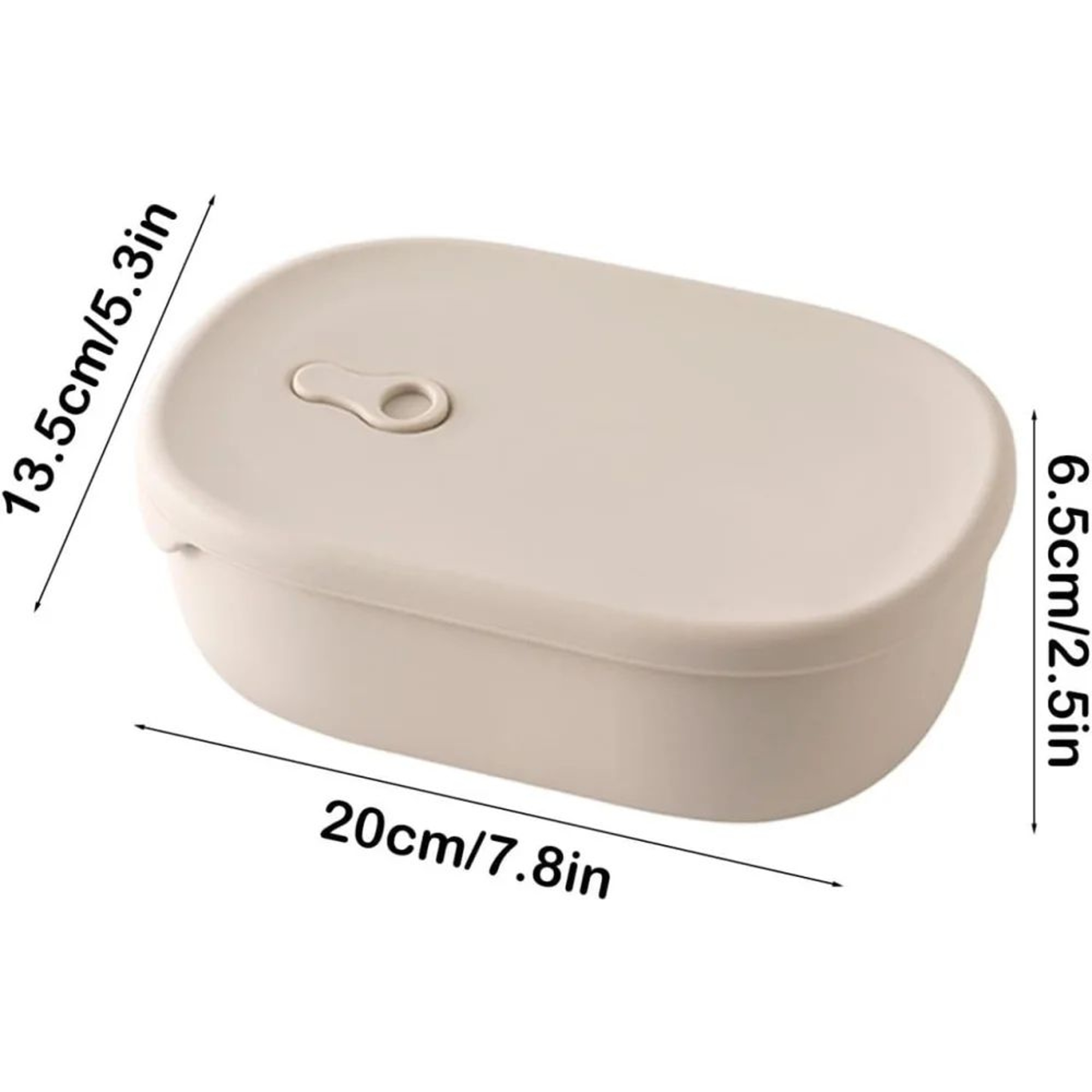 Silicone 1000ml Meal Prep Container MicrowaveSafe EasyClean Reusable Food Storage 1