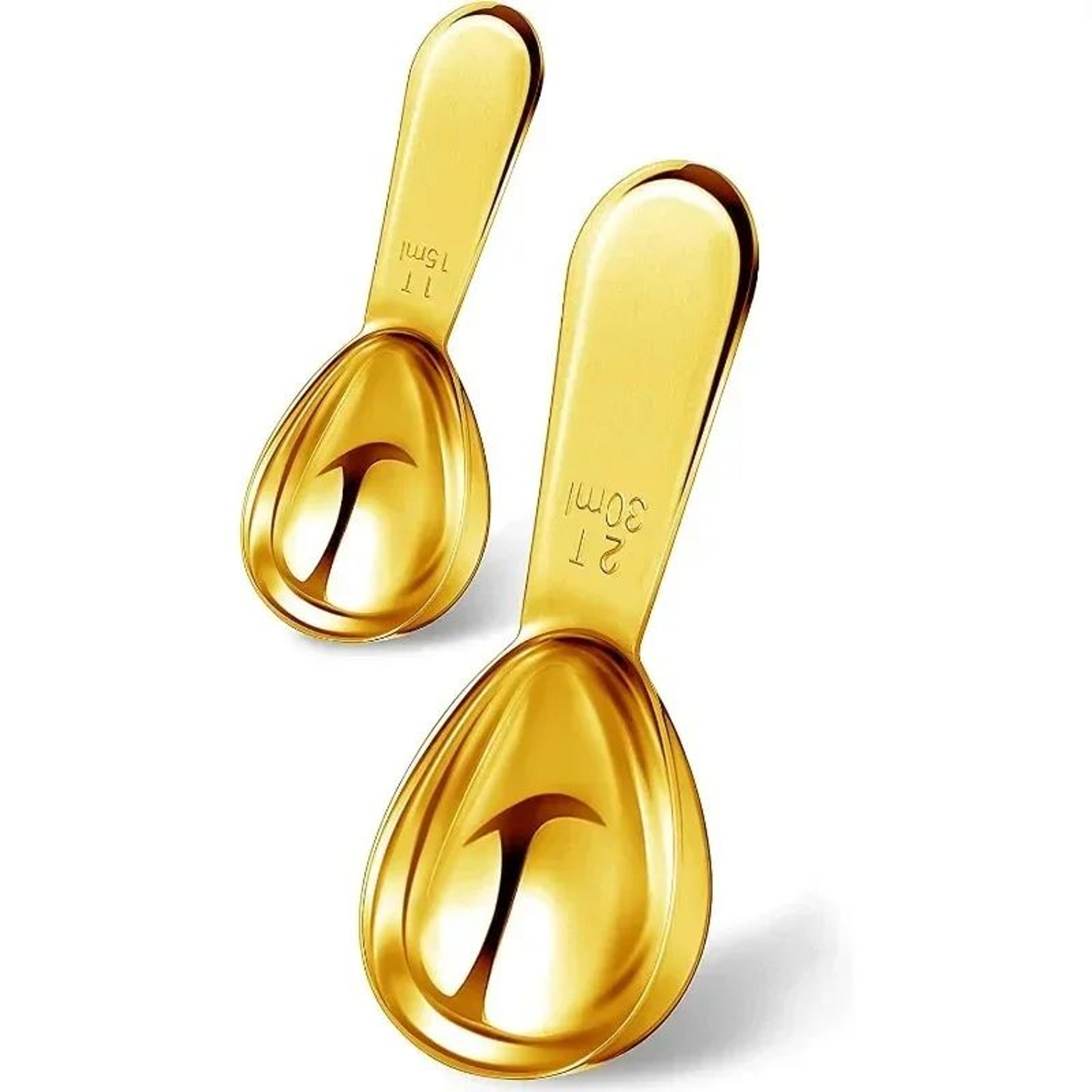 Gold Stainless Steel Coffee Scoop  1 Tbsp Coffee Measuring Spoon For Coffee Tea  Baking 0