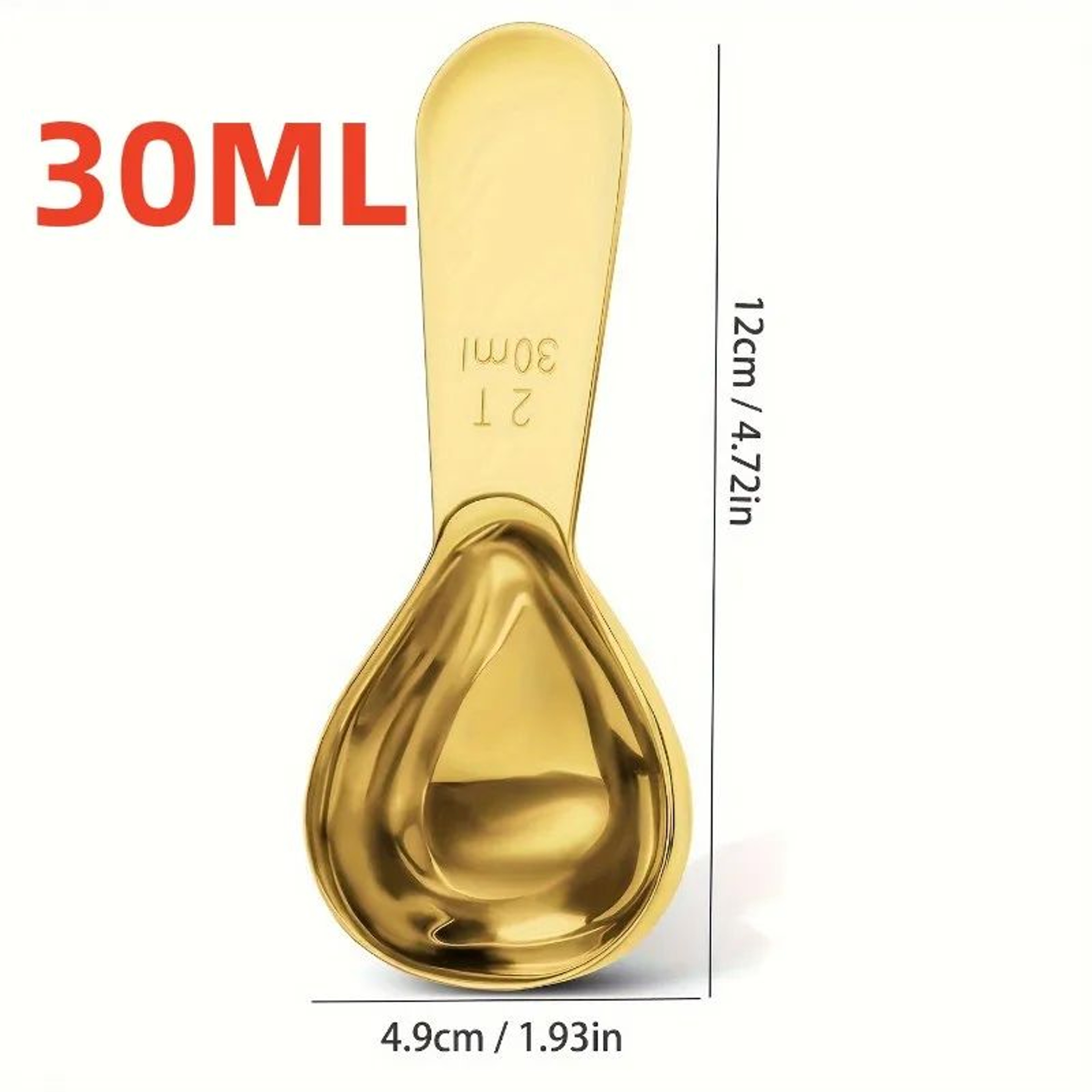 Gold Stainless Steel Coffee Scoop  1 Tbsp Coffee Measuring Spoon For Coffee Tea  Baking 7