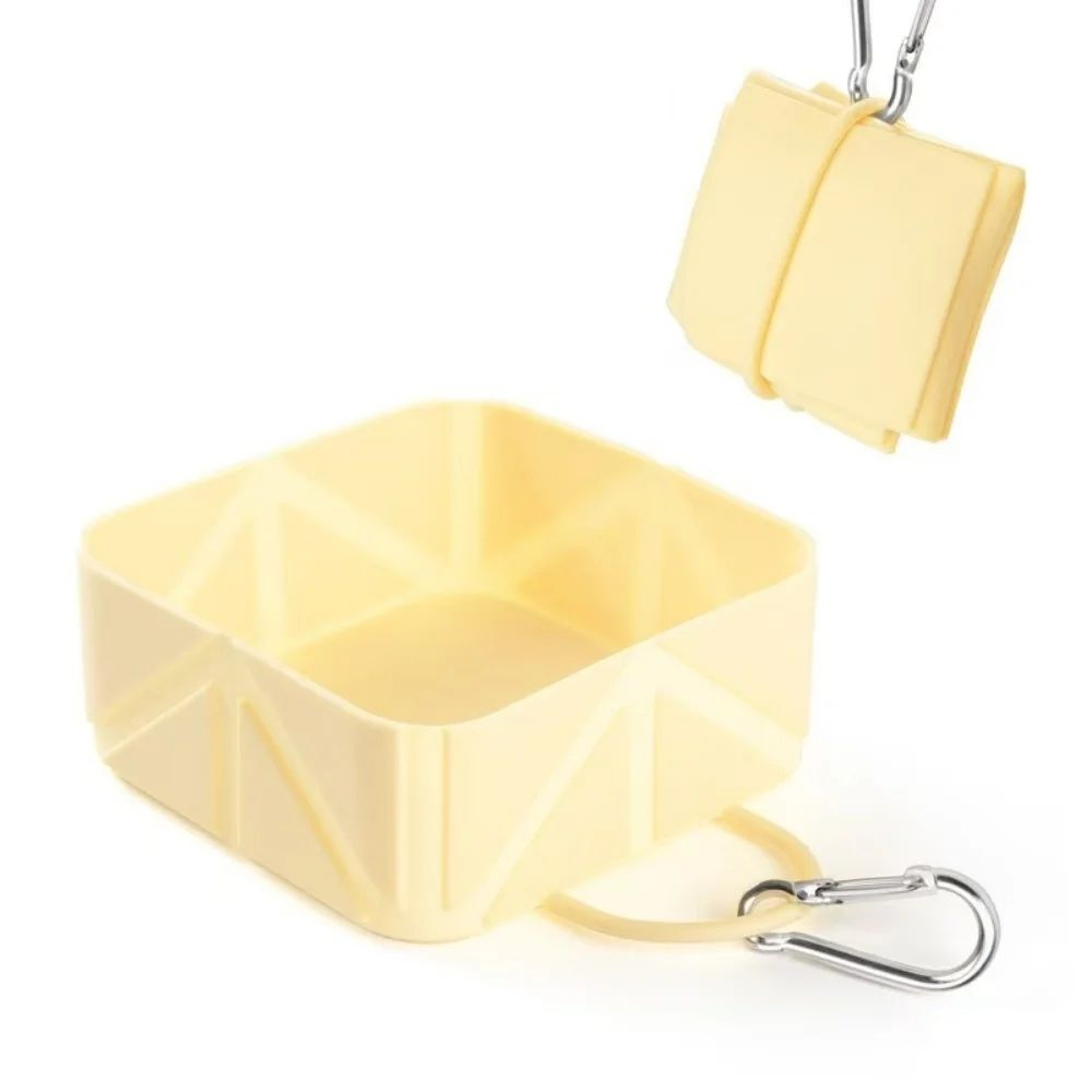 LockSafe Collapsible Dog Bowl  Collapsible Dog Bowl For Travel Hiking  Daily Walks 8
