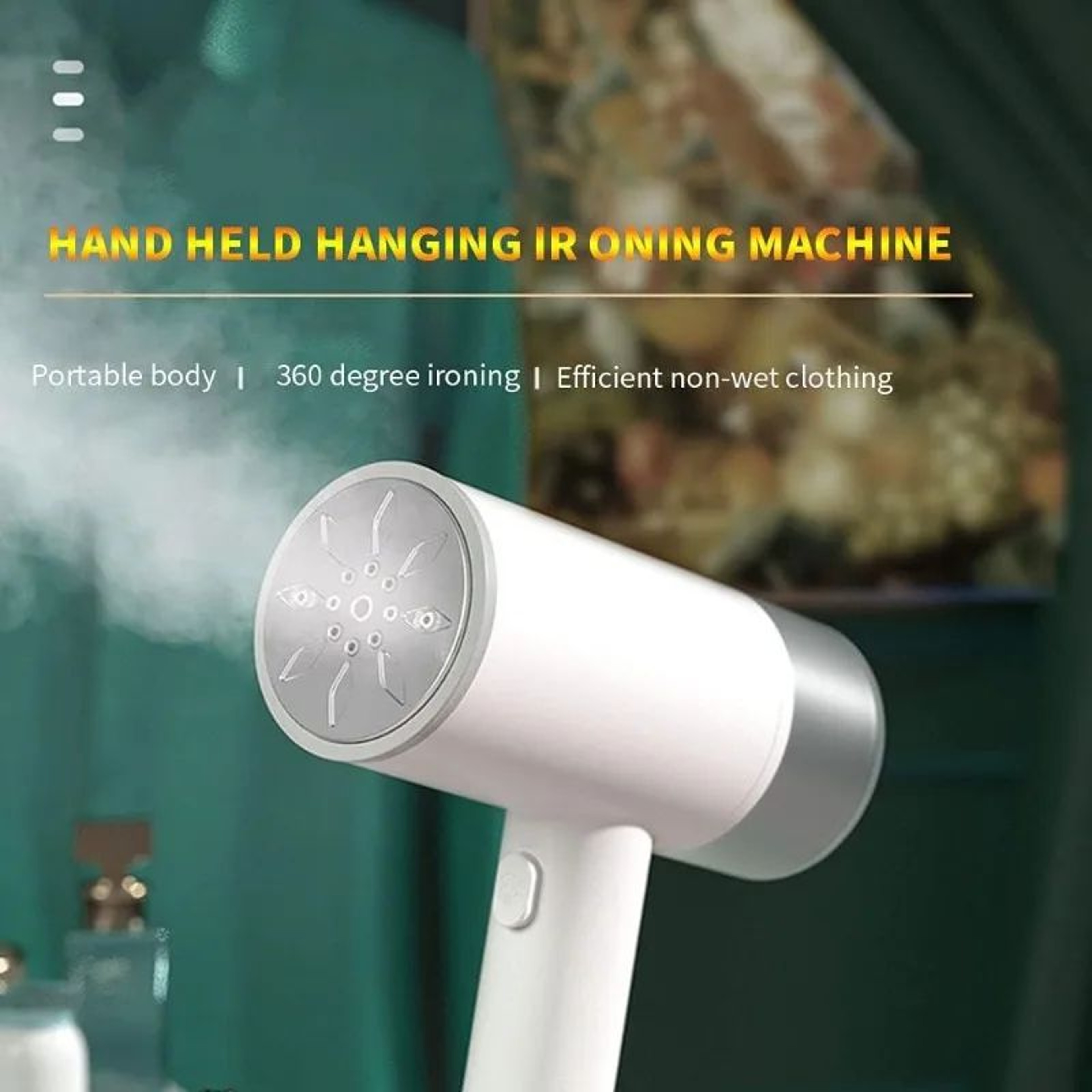 Foldable 1200W Portable Steam Iron  Handheld Garment Steamer For Travel  Home FastHeat Hanging Iron 5
