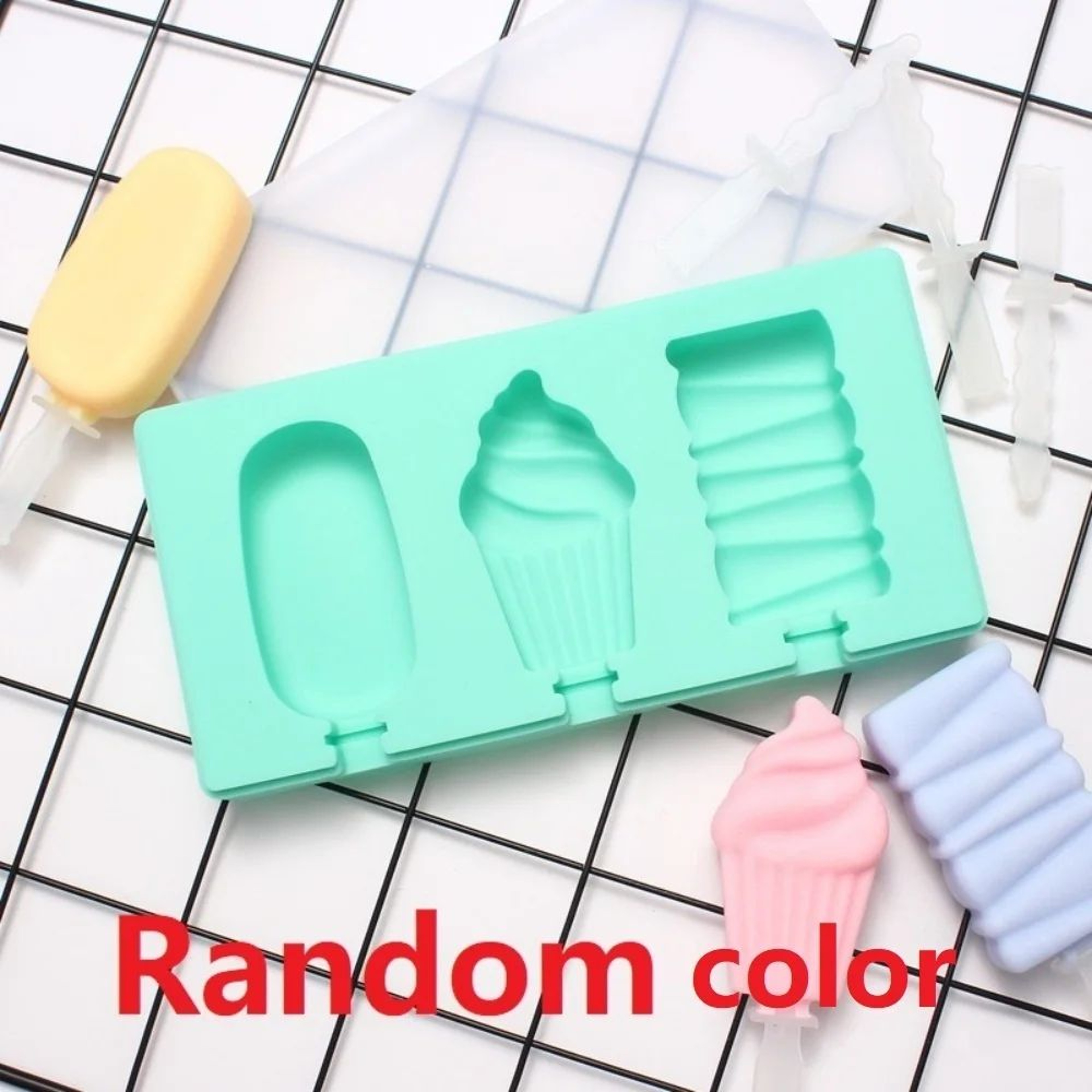 Cartoon Animal Silicone Popsicle Mold Set  Mini Reusable Ice Cream Molds With Lids For DIY Frozen T 6