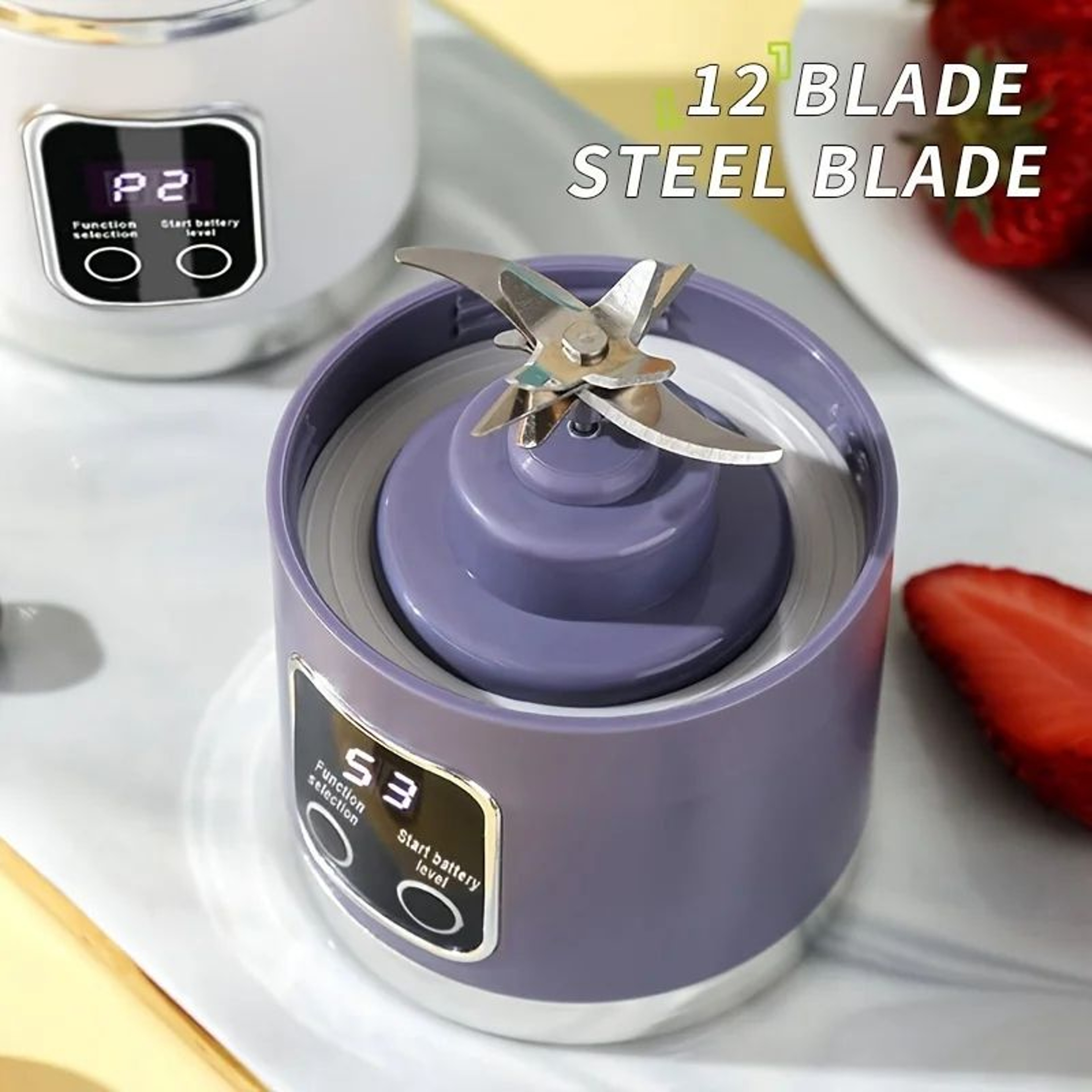 VitaGo Portable Blender  USB Rechargeable Mini Blender For Smoothies  Fresh Juice With Digital Disp 3