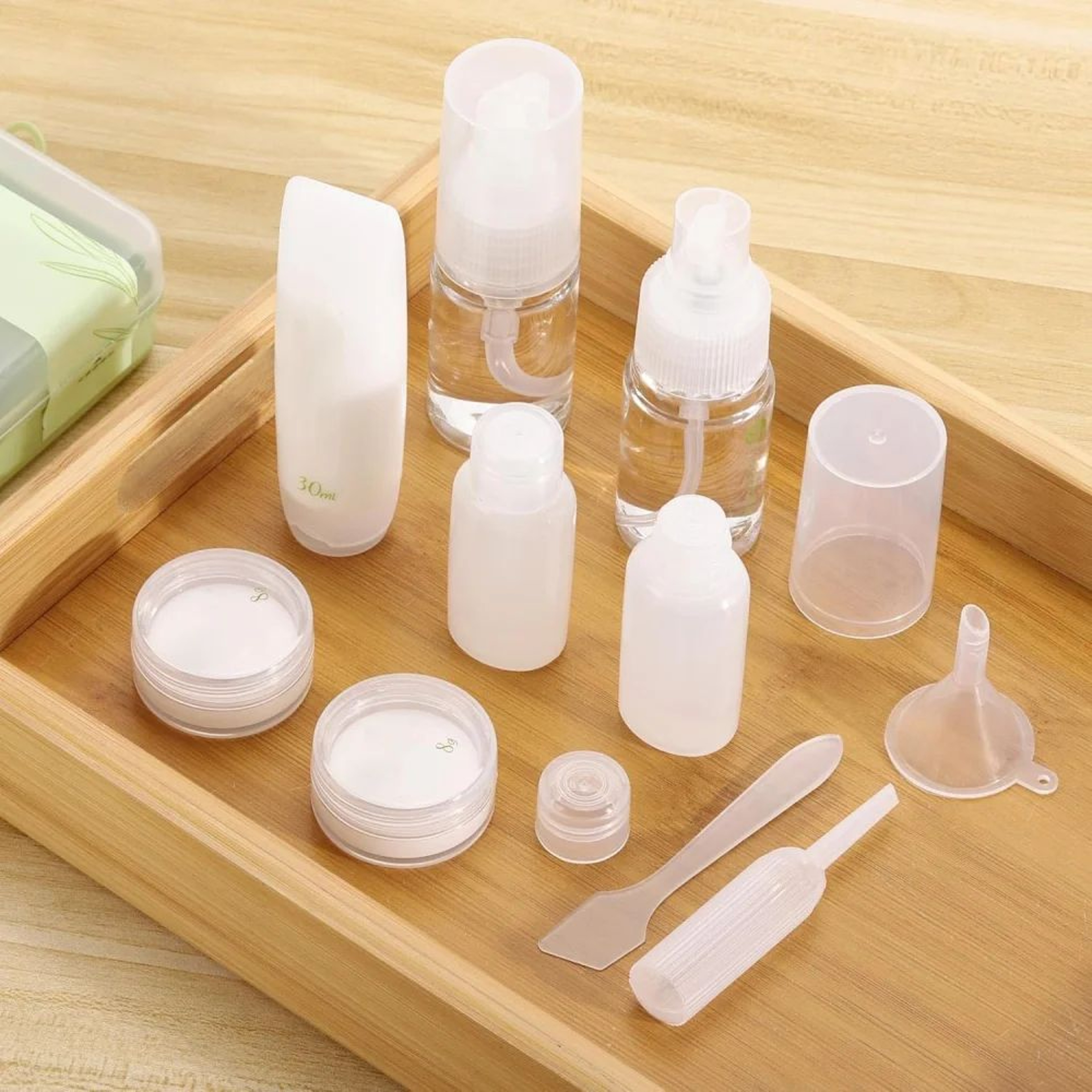 Leakproof Silicone Travel Toiletry Bottle Set  Refillable Mini Squeeze Bottles For CarryOn Travel 2