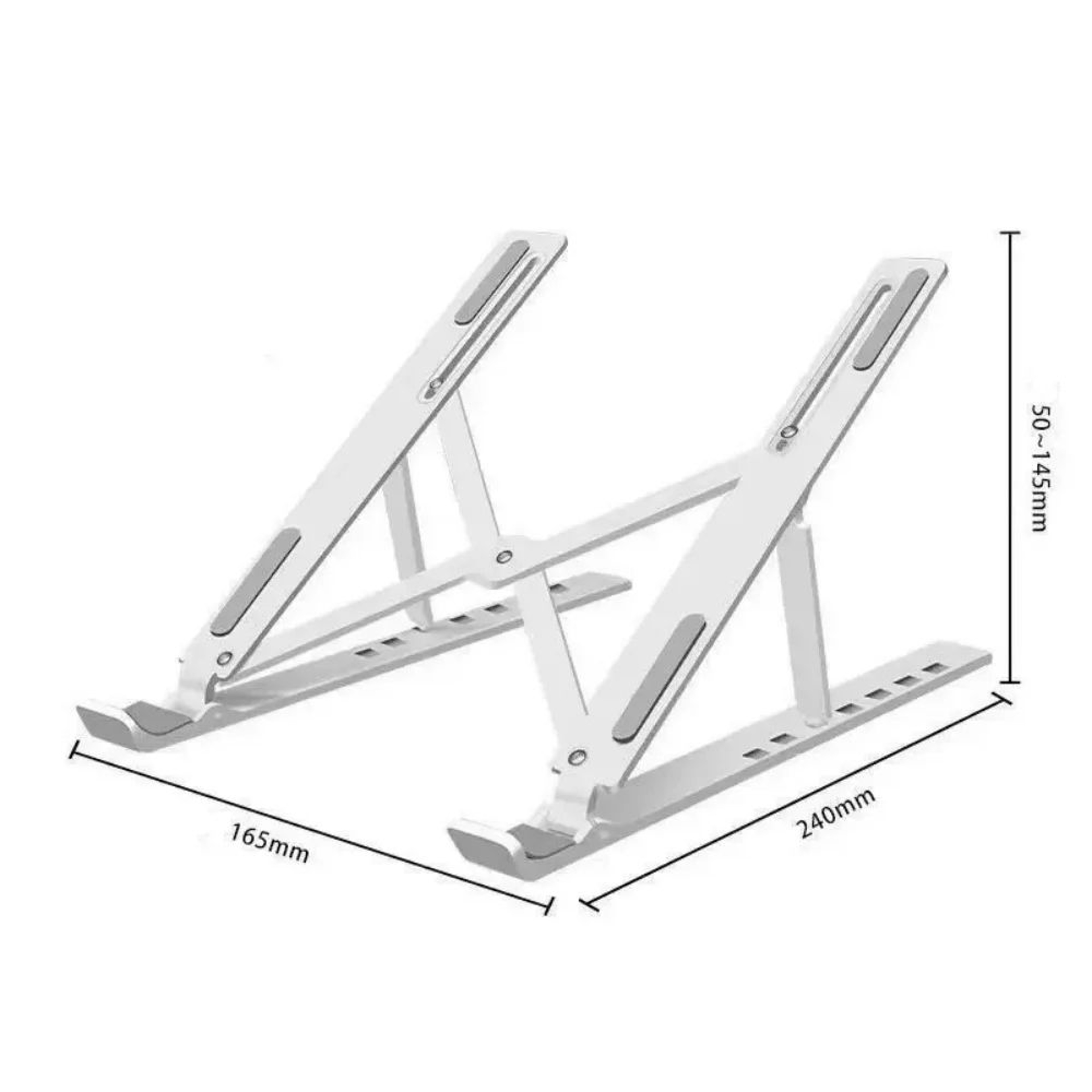 Ergonomic Adjustable Laptop Stand Foldable Portable Desktop Riser 6