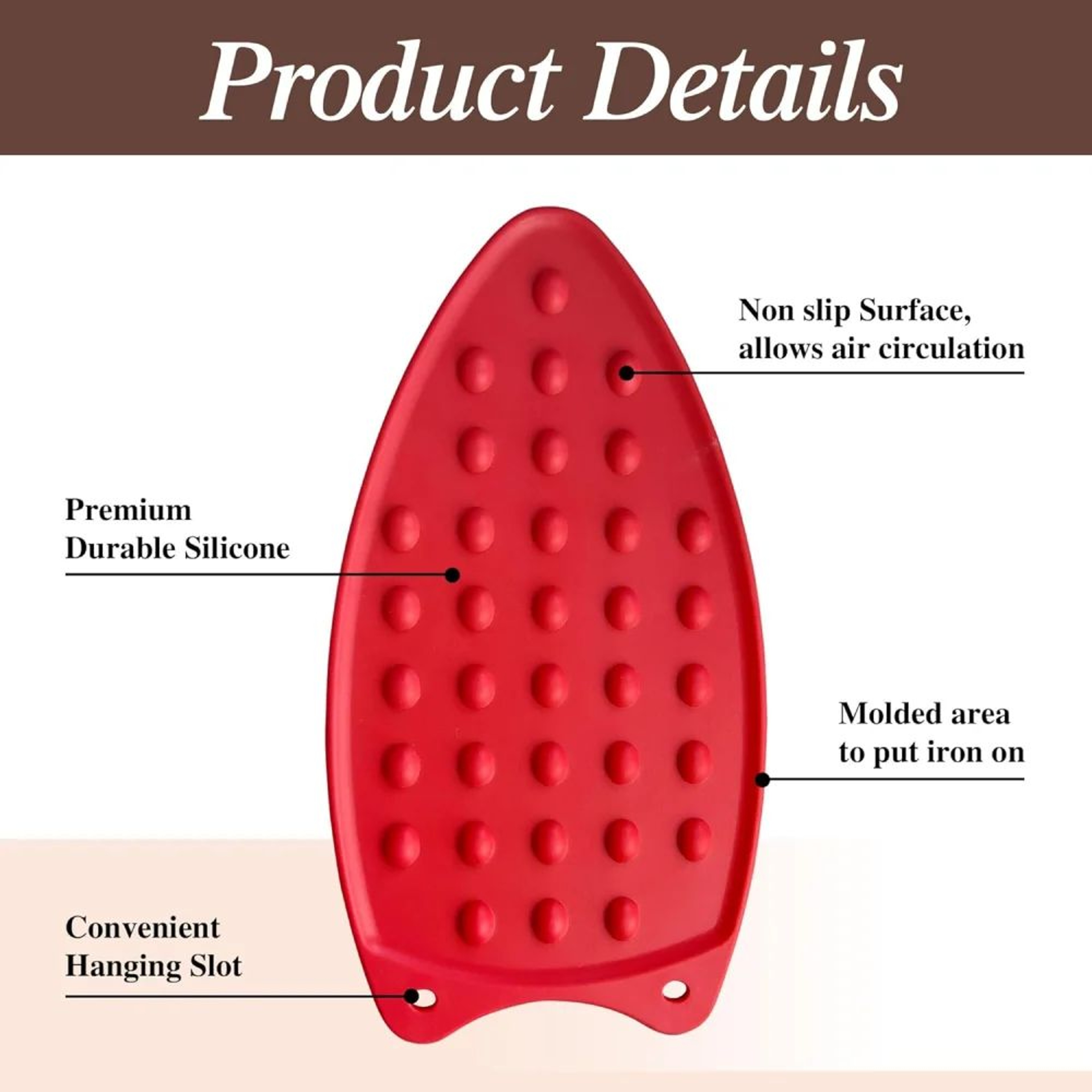 Reusable Silicone Ironing Board Pad  HeatResistant Thick Protective Mat For Easy Ironing Anywhere 4