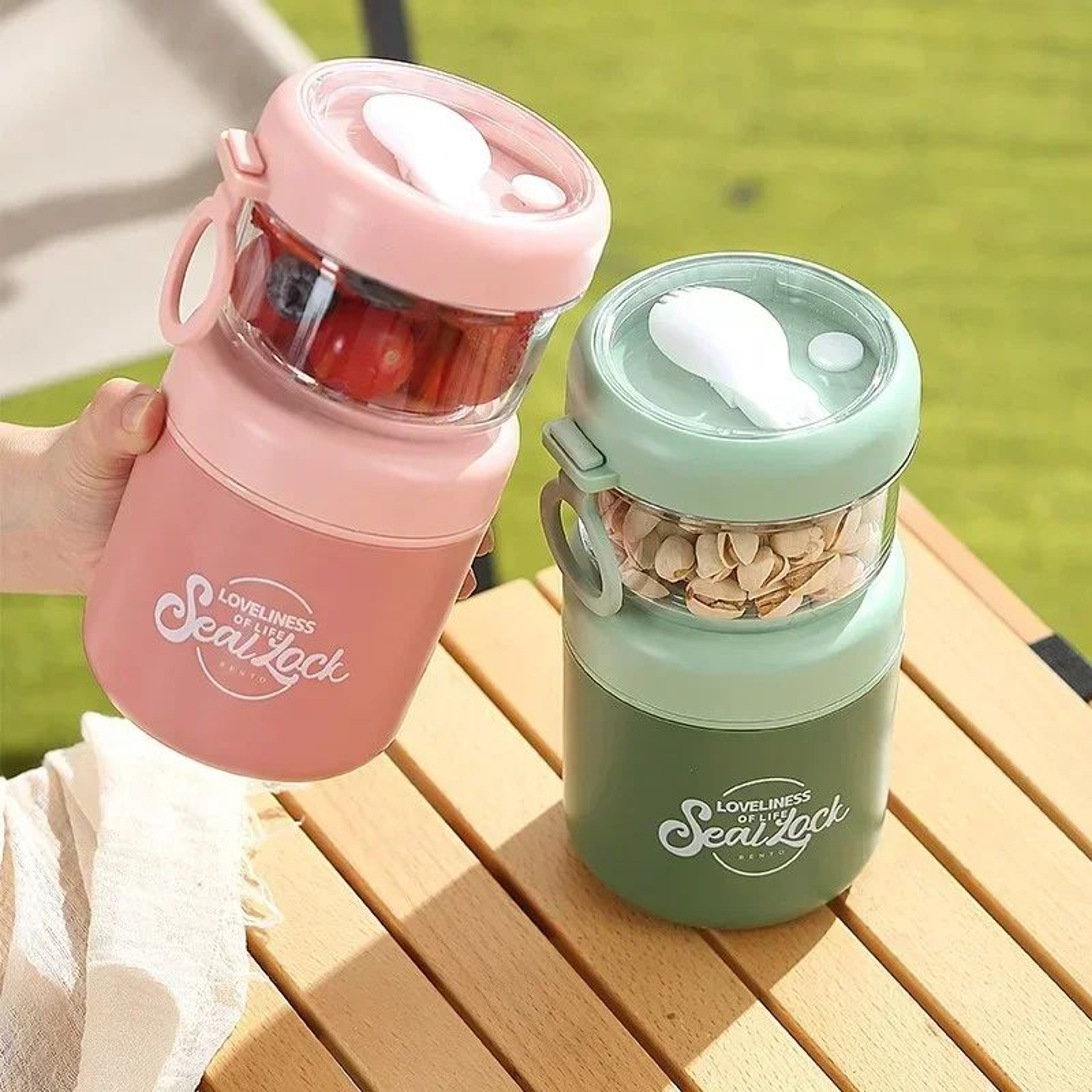 Stainless Steel Insulated Soup Thermos Cup With Spoon  Leakproof Oatmeal  Lunch Food Jar 0