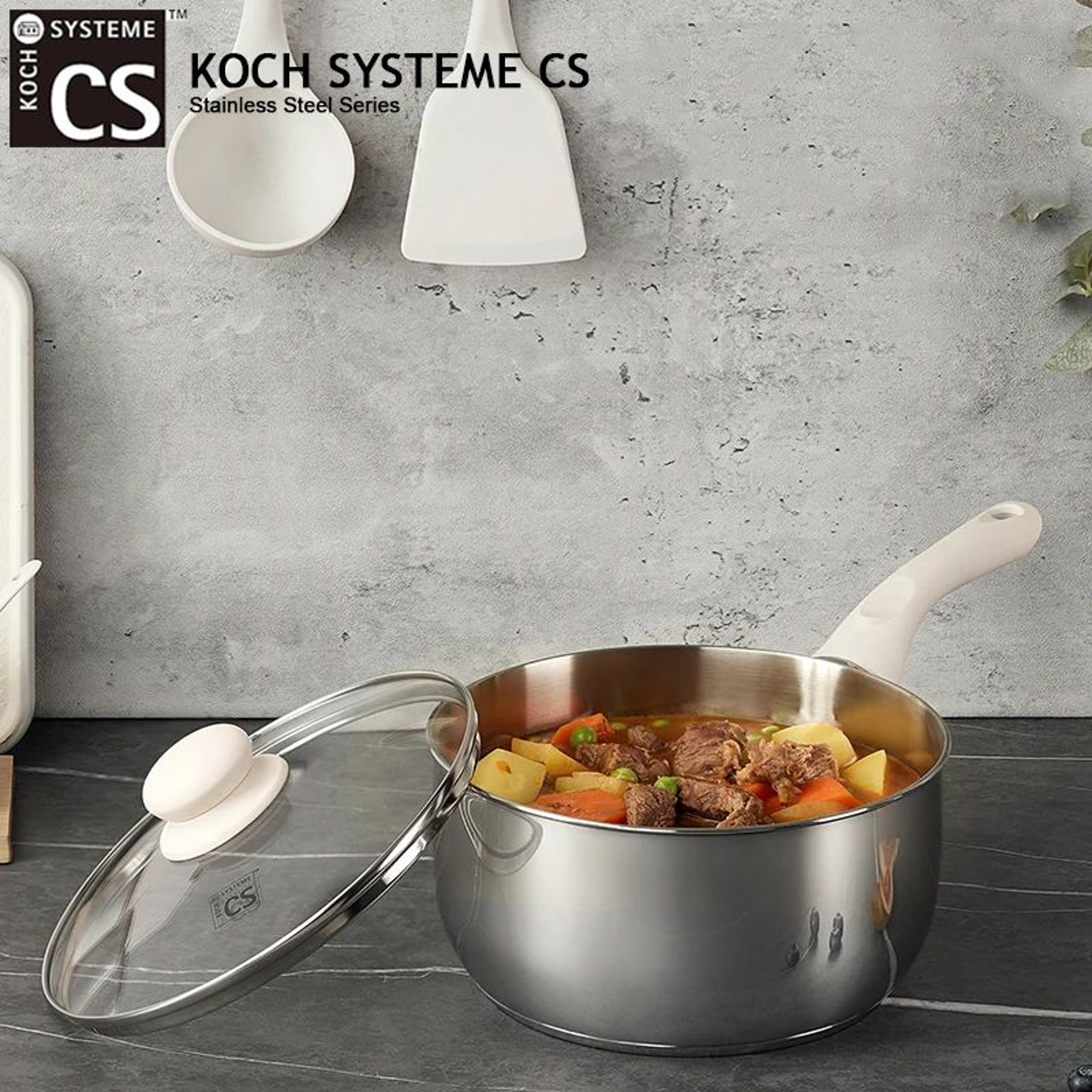 Premium Stainless Steel Saucepan Set  1QT2QT3QT InductionReady Cookware With StayCool Handles 0