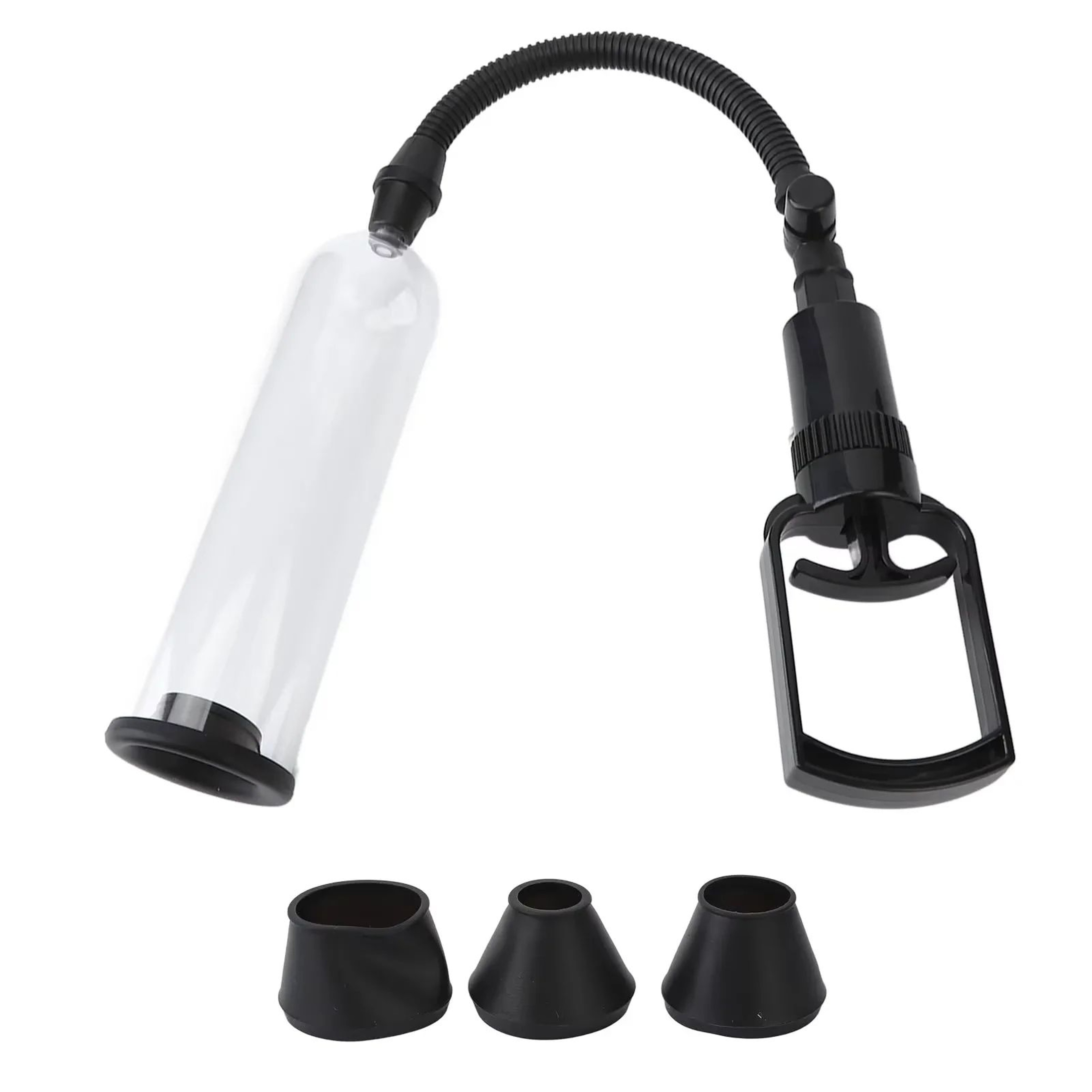 Manual Vacuum Pump Trainer For Men  Adjustable Air Pump Exerciser For Performance  Confidence 5