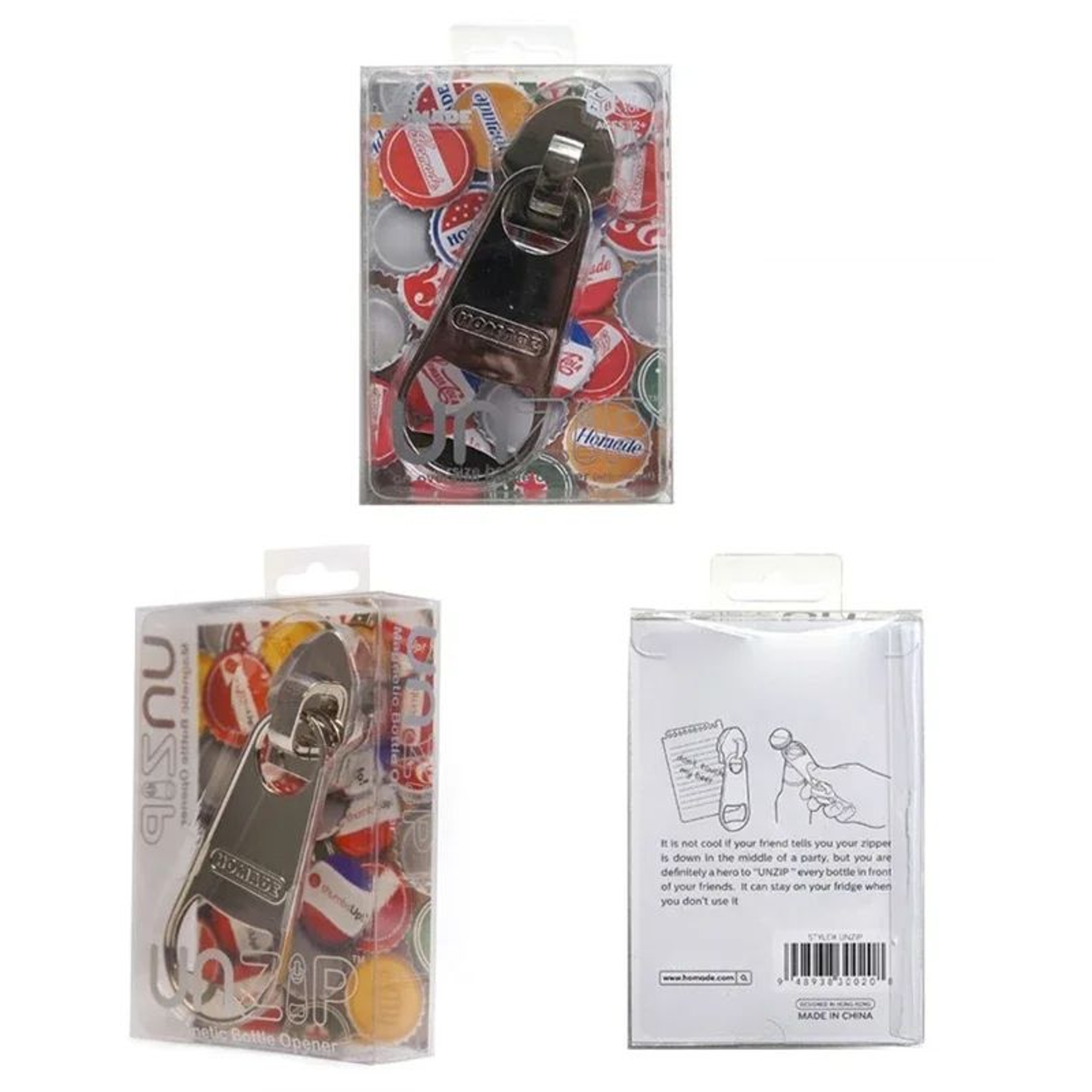 ZipperGrip Alloy Zipper Bottle Opener  ZipperShaped Beer Bottle Opener For Easy PopTop Caps 4