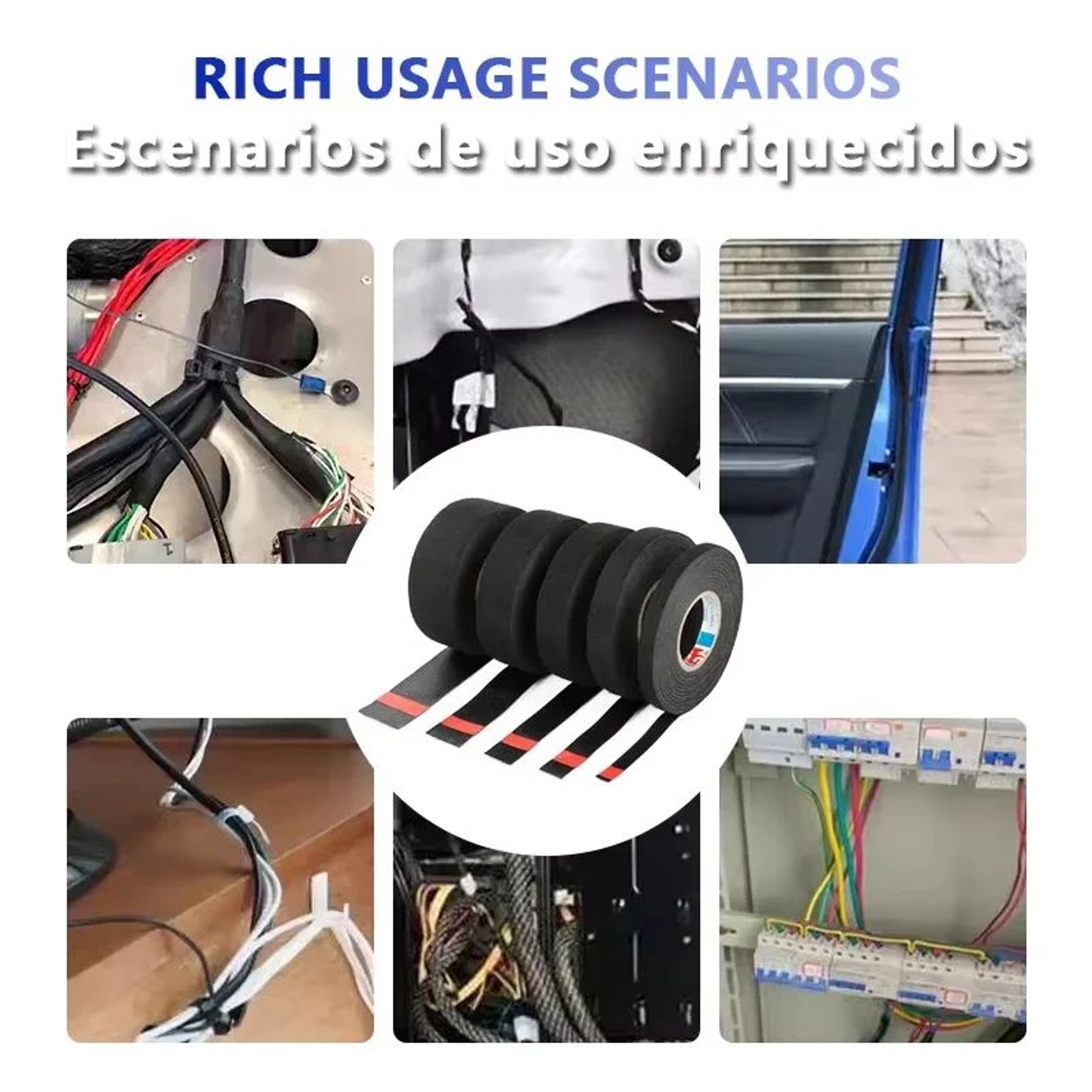 High Temperature Wire Harness Tape For Engine Bay Wiring Wrap Abrasion Protection And Noise Reducti 5